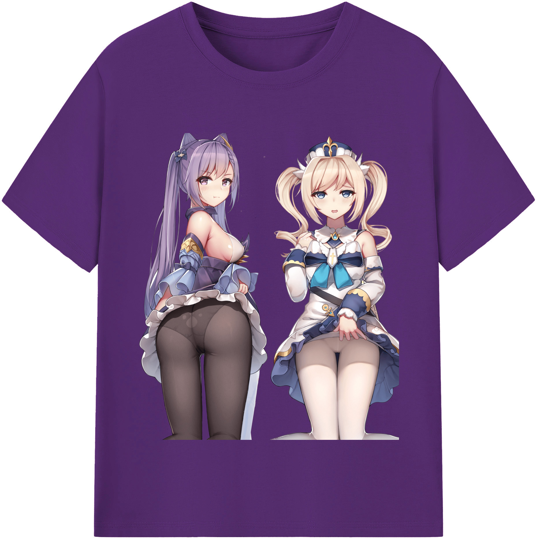 げんし神 刻晴 こくせい genshin Kokusei 綿100％半袖Tシャツ（フロントプリント）