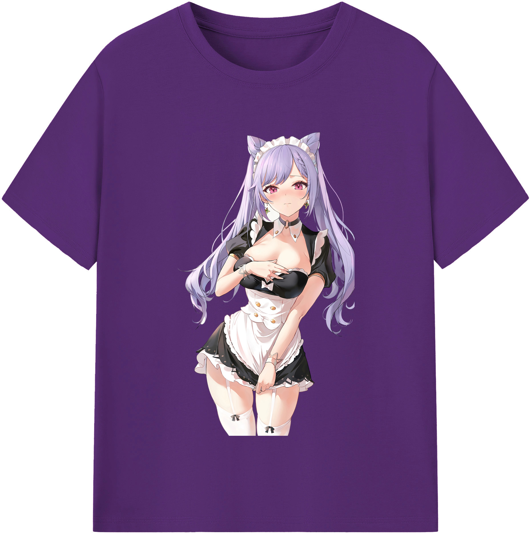 げんし神 刻晴 こくせい genshin Kokusei 綿100％半袖Tシャツ（フロントプリント）