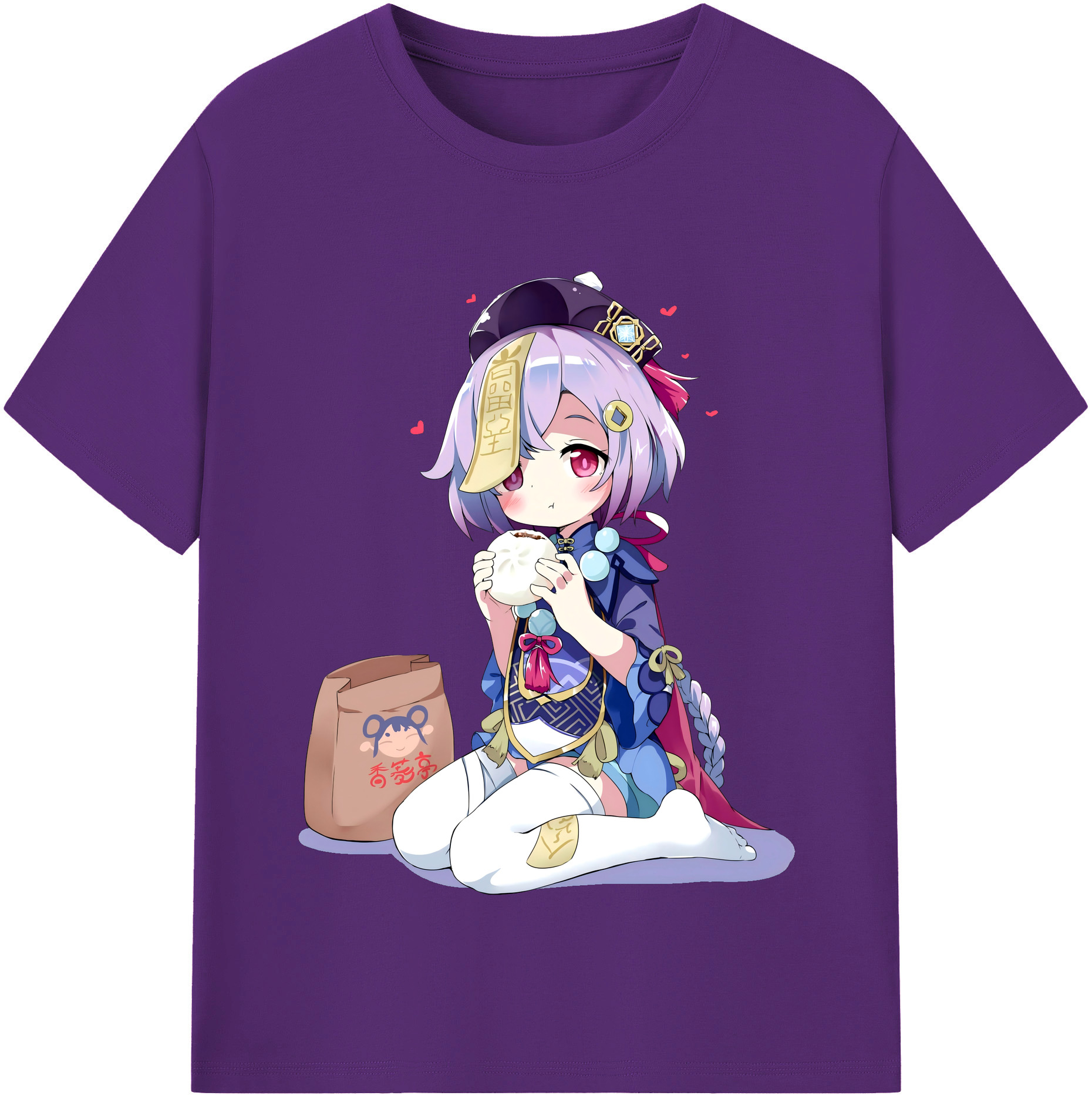 げんし神 七七 なな  genshin Nana 綿100％半袖Tシャツ（フロントプリント）