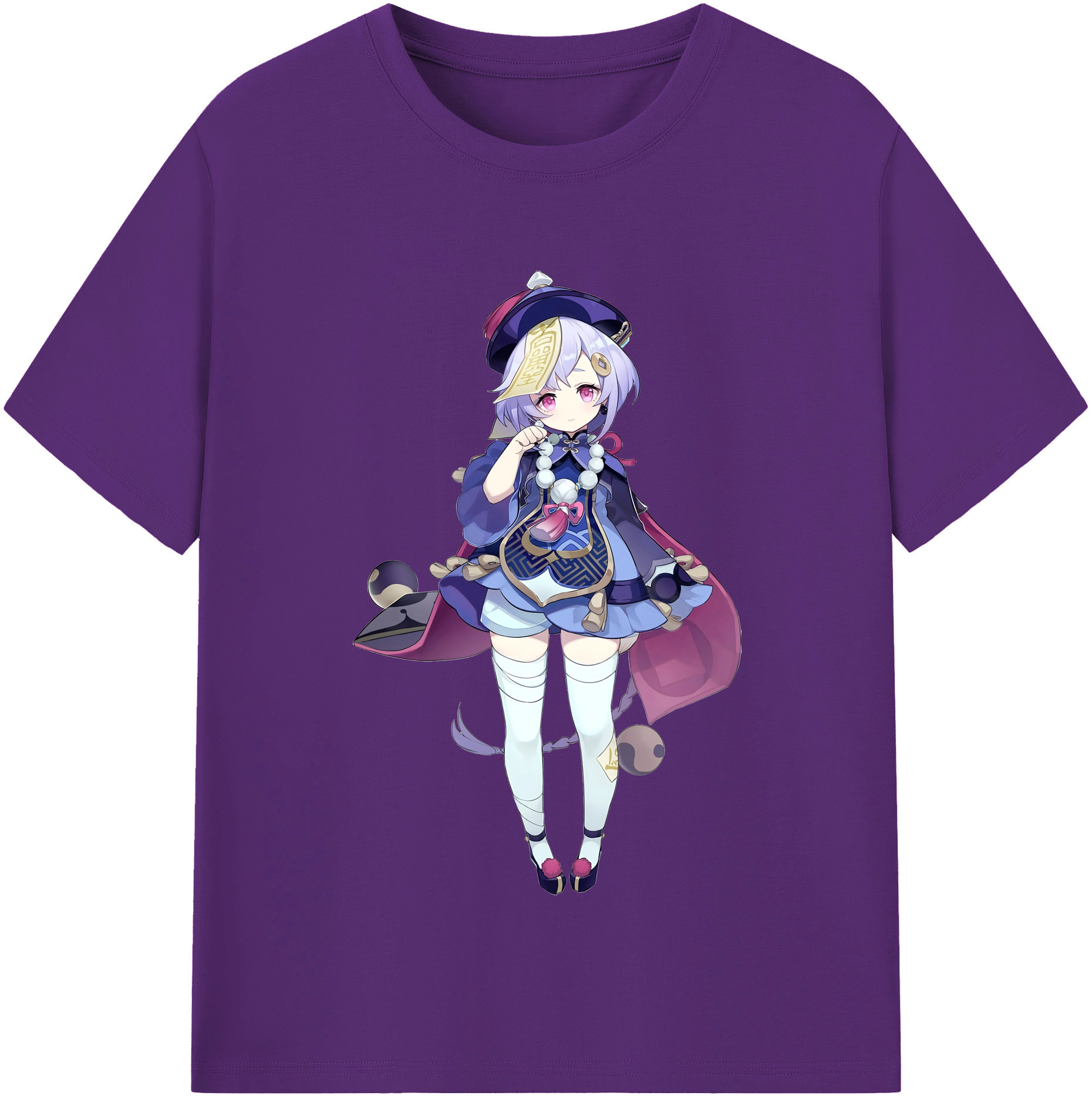 げんし神 七七 なな  genshin Nana 綿100％半袖Tシャツ（フロントプリント）