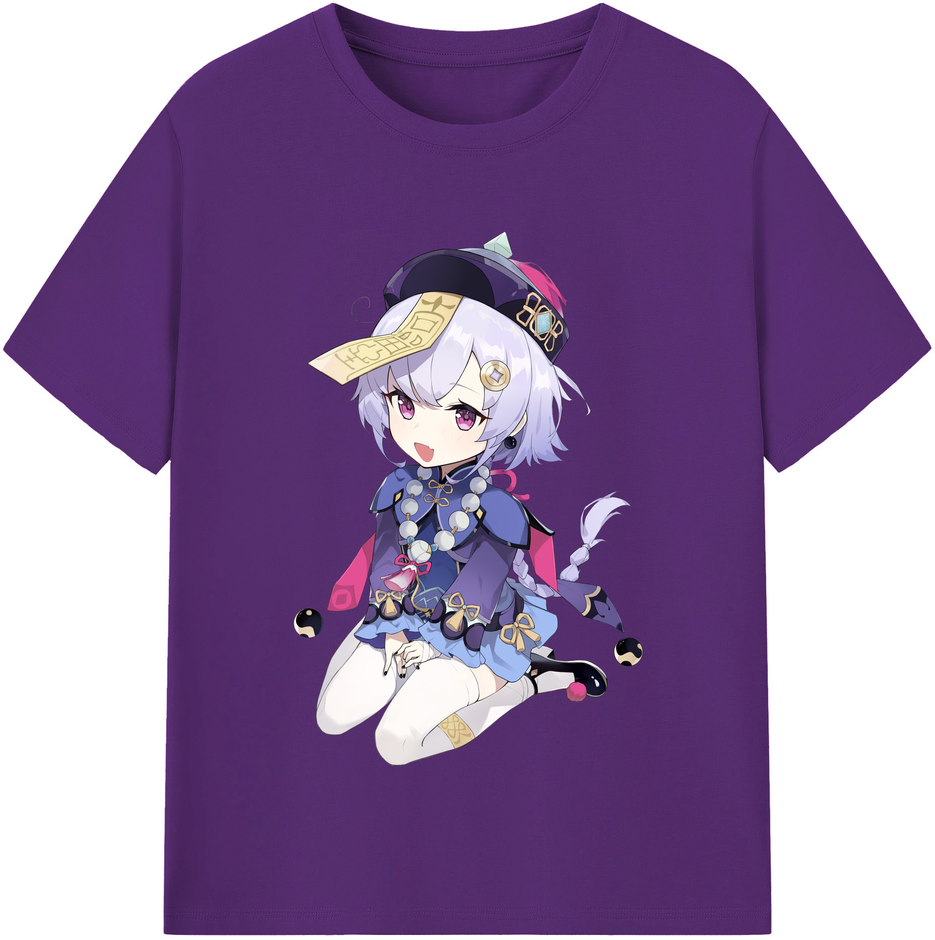 げんし神 七七 なな  genshin Nana 綿100％半袖Tシャツ（フロントプリント）