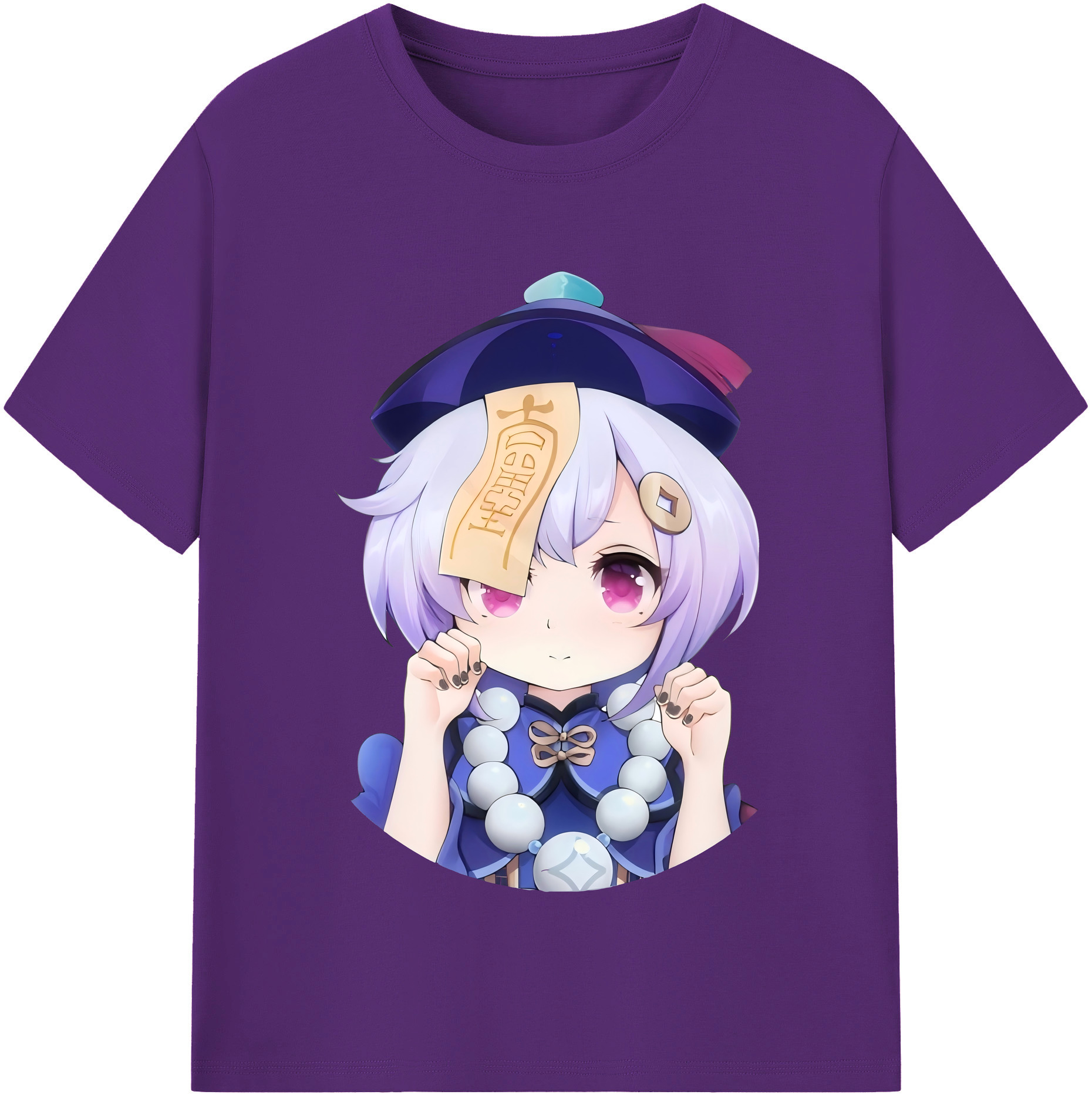 げんし神 七七 なな  genshin Nana 綿100％半袖Tシャツ（フロントプリント）