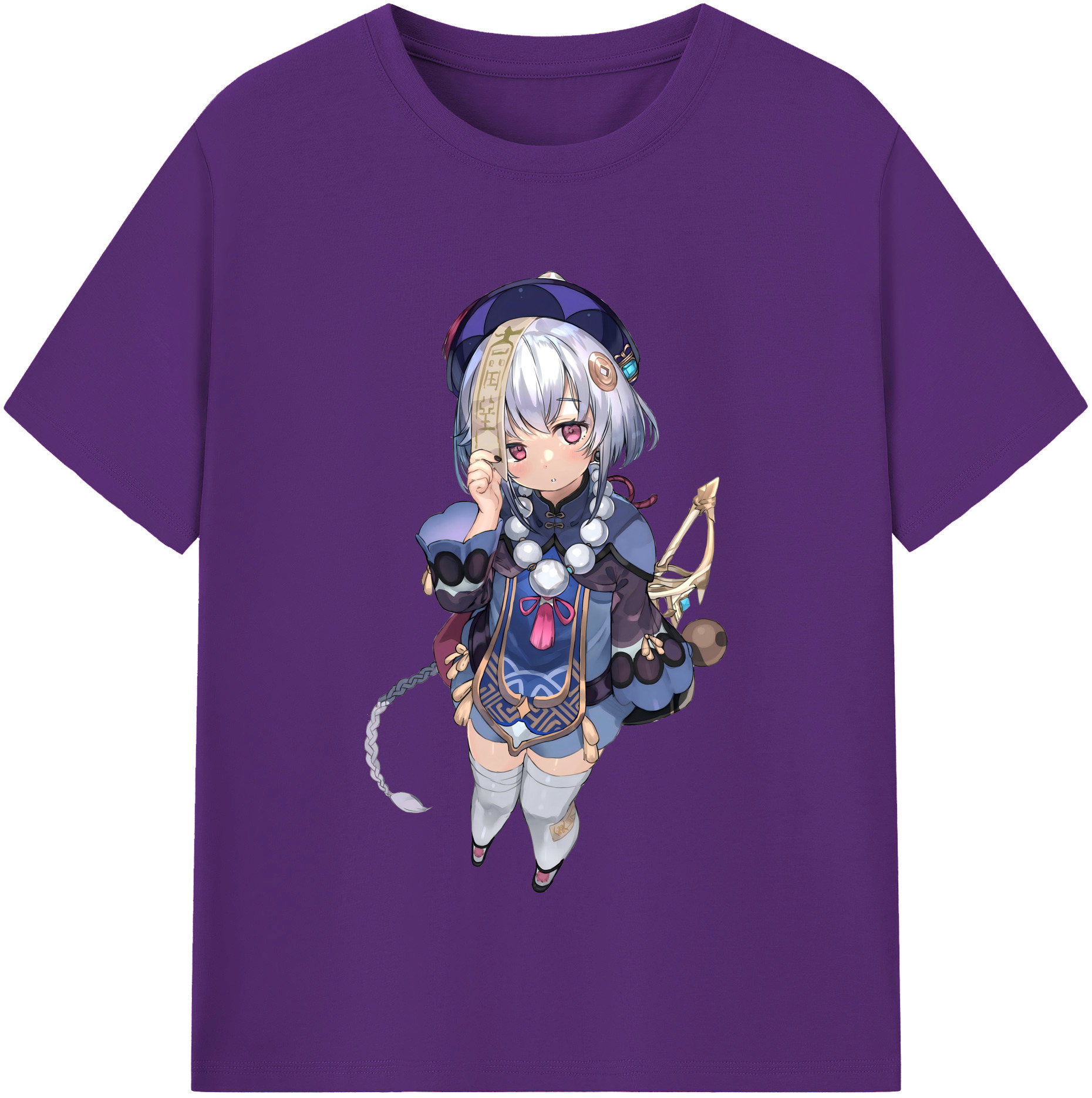 げんし神 七七 なな  genshin Nana 綿100％半袖Tシャツ（フロントプリント）