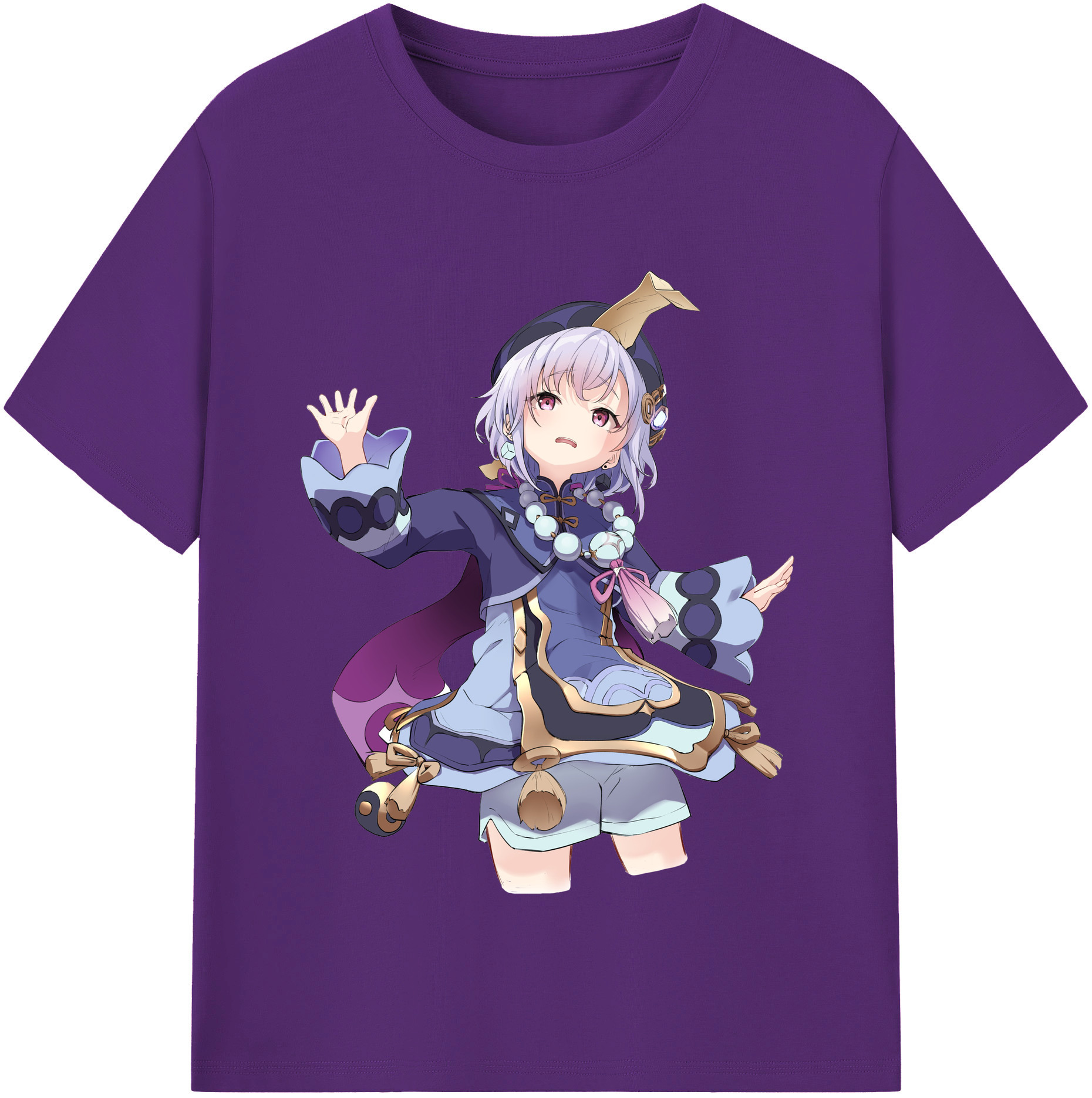げんし神 七七 なな  genshin Nana 綿100％半袖Tシャツ（フロントプリント）