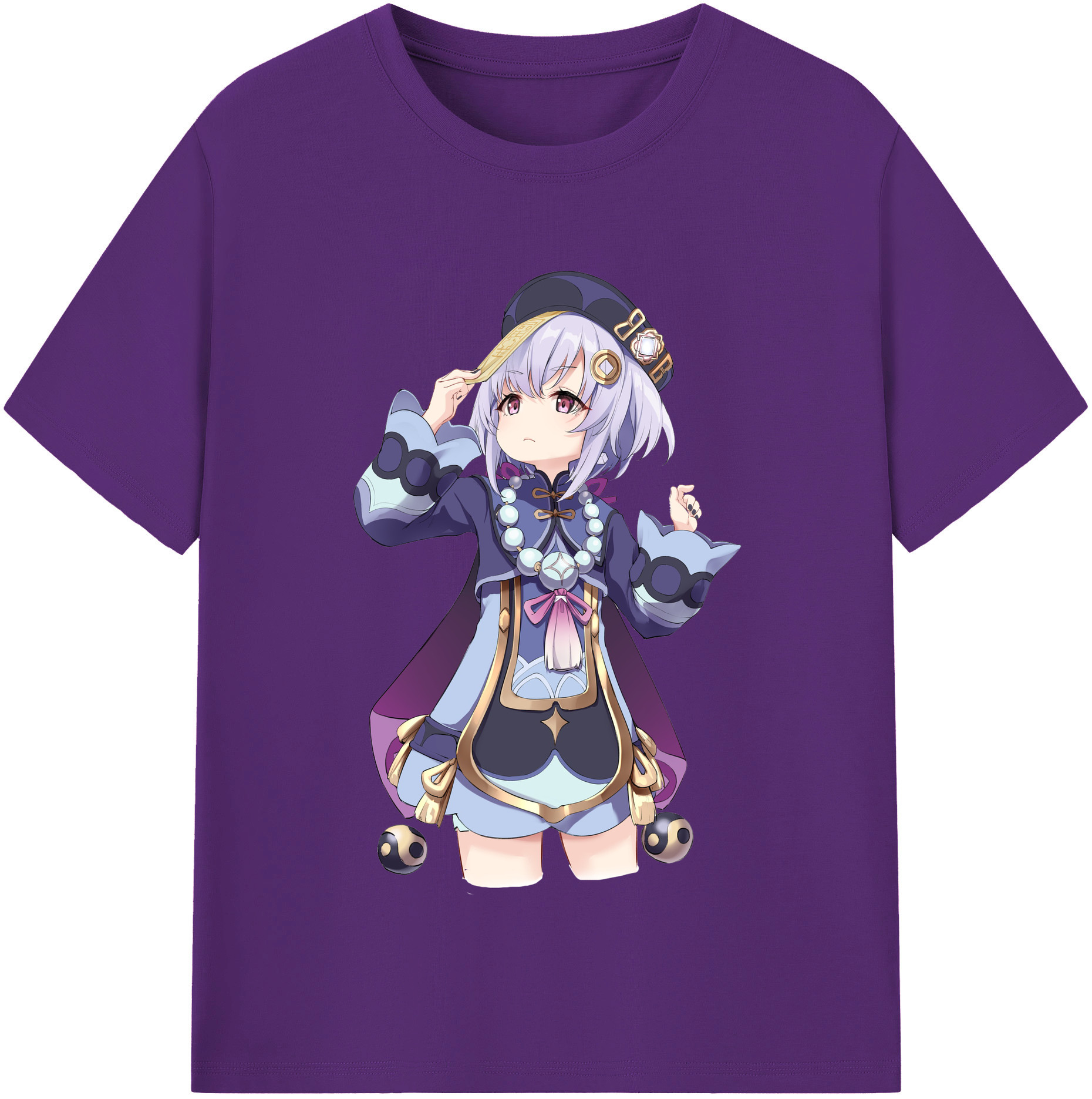 げんし神 七七 なな  genshin Nana 綿100％半袖Tシャツ（フロントプリント）