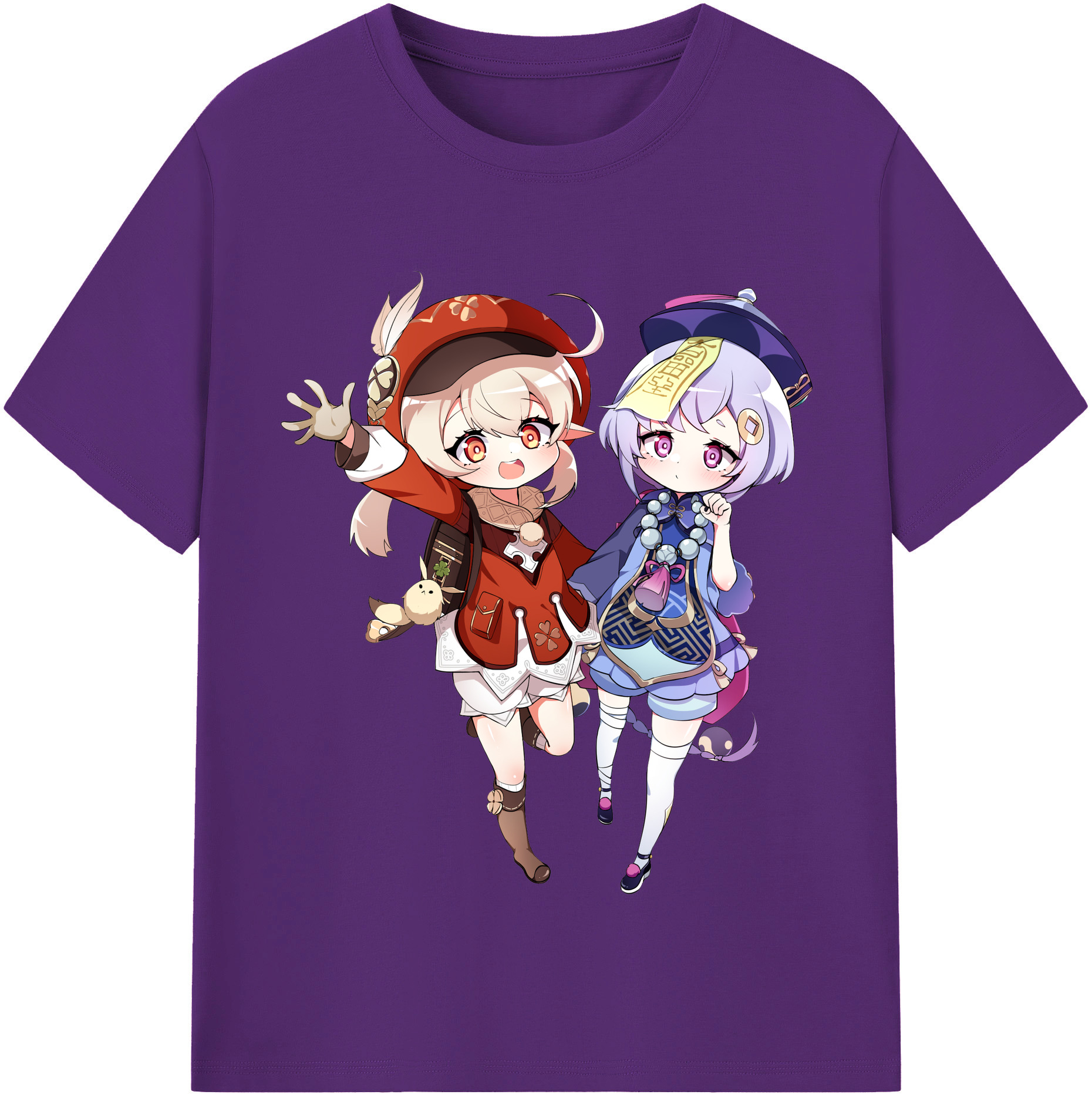 げんし神 七七 なな  genshin Nana 綿100％半袖Tシャツ（フロントプリント）