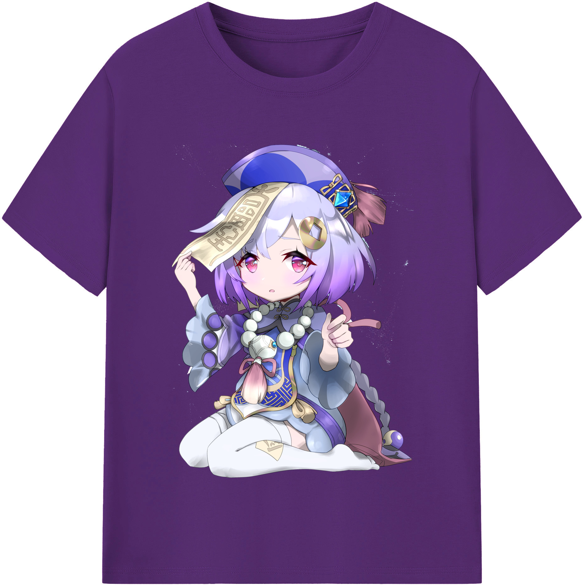 げんし神 七七 なな  genshin Nana 綿100％半袖Tシャツ（フロントプリント）