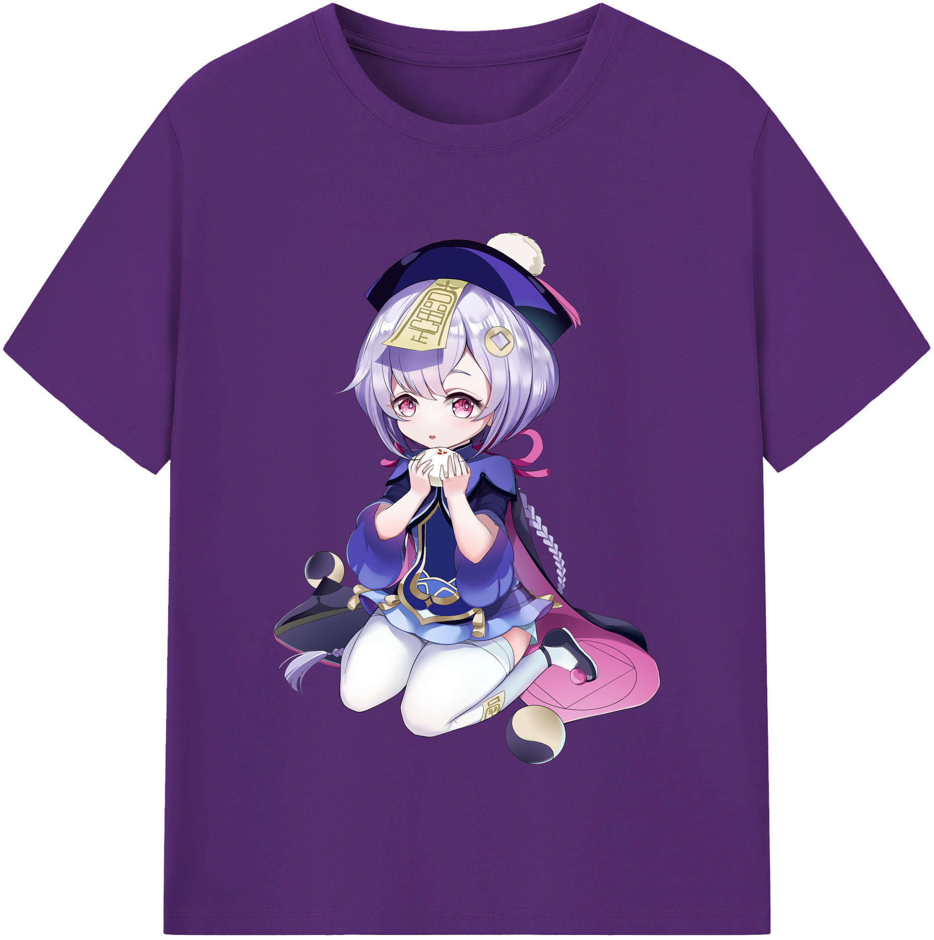 げんし神 七七 なな  genshin Nana 綿100％半袖Tシャツ（フロントプリント）