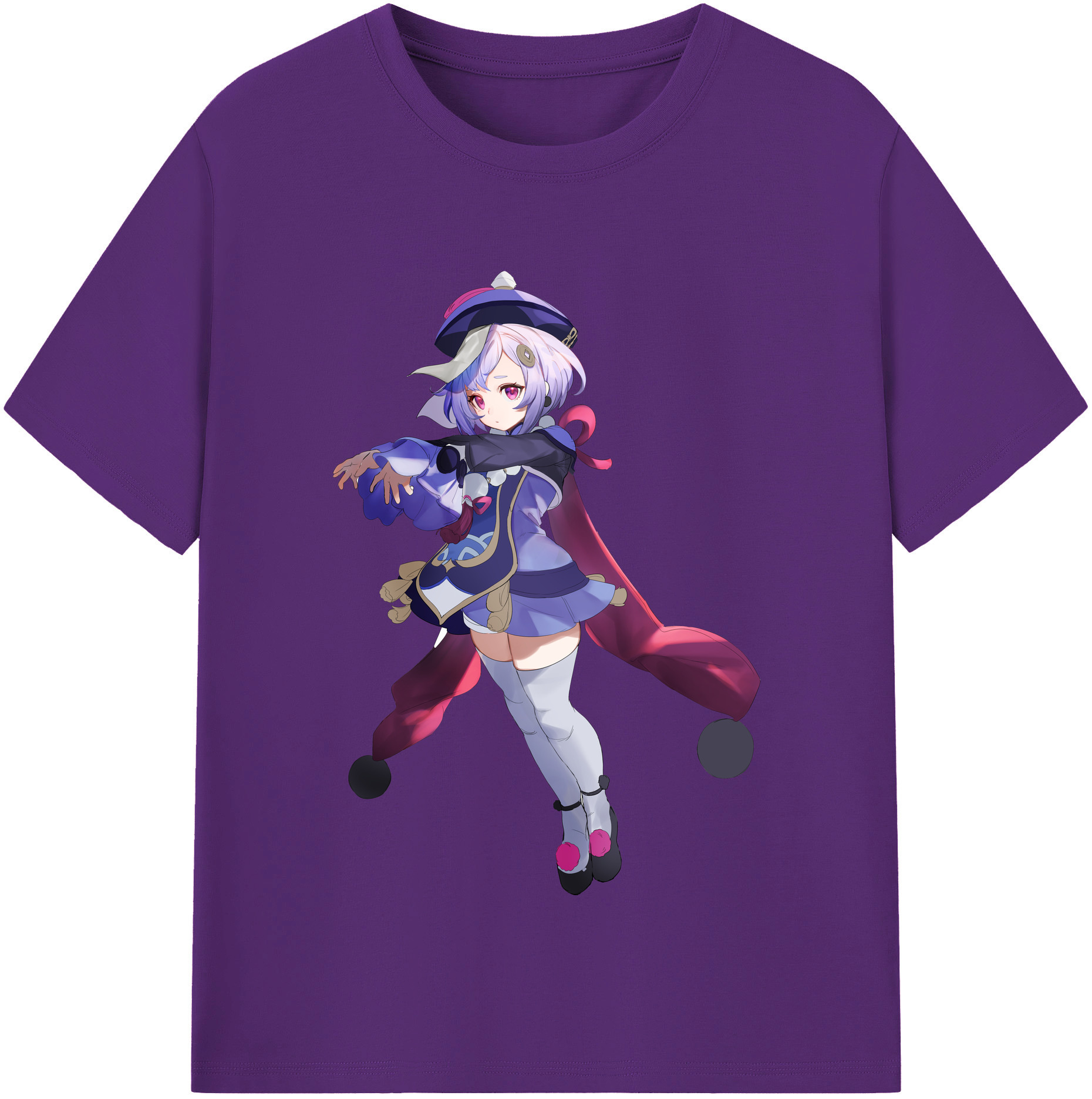 げんし神 七七 なな  genshin Nana 綿100％半袖Tシャツ（フロントプリント）