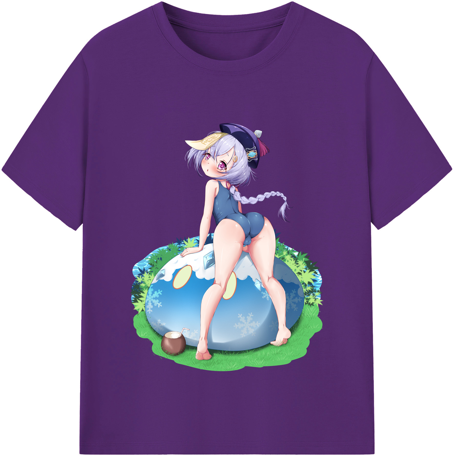 げんし神 七七 なな  genshin Nana 綿100％半袖Tシャツ（フロントプリント）