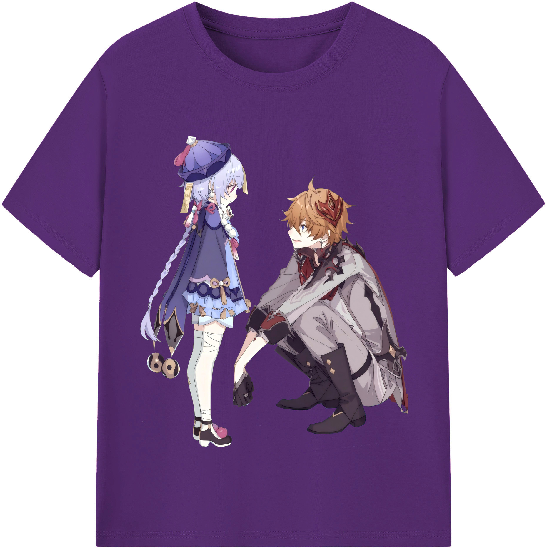 げんし神 七七 なな  genshin Nana 綿100％半袖Tシャツ（フロントプリント）