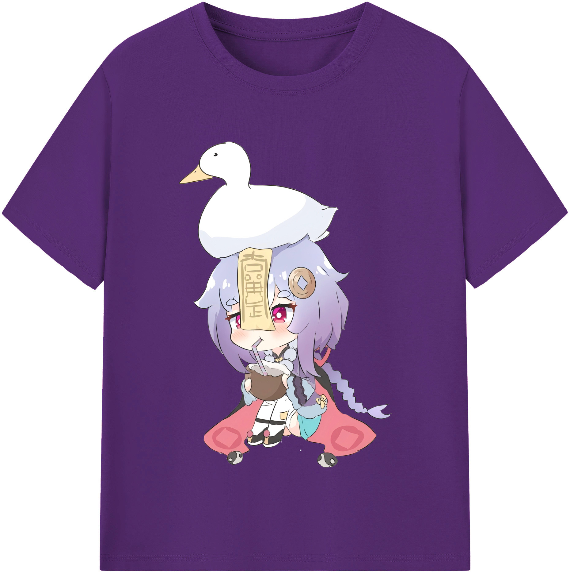 げんし神 七七 なな  genshin Nana 綿100％半袖Tシャツ（フロントプリント）