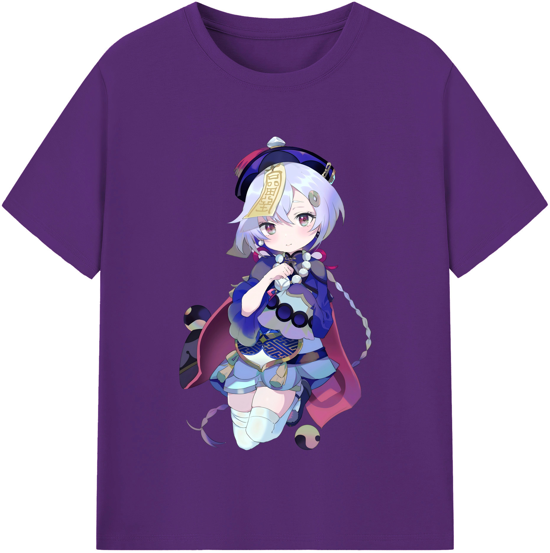 げんし神 七七 なな  genshin Nana 綿100％半袖Tシャツ（フロントプリント）