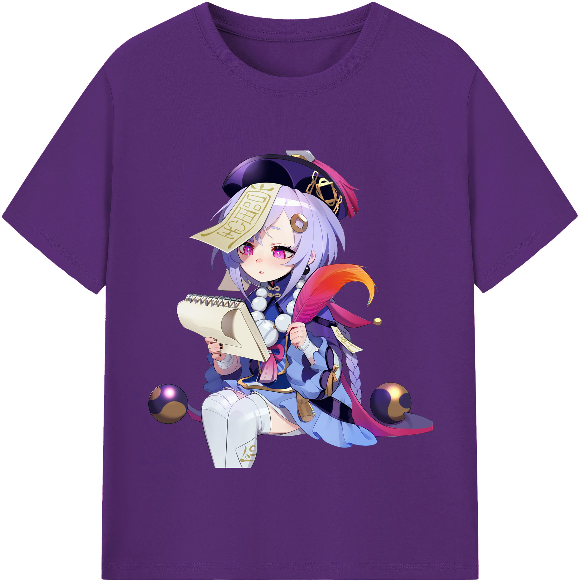 げんし神 七七 なな  genshin Nana 綿100％半袖Tシャツ（フロントプリント）