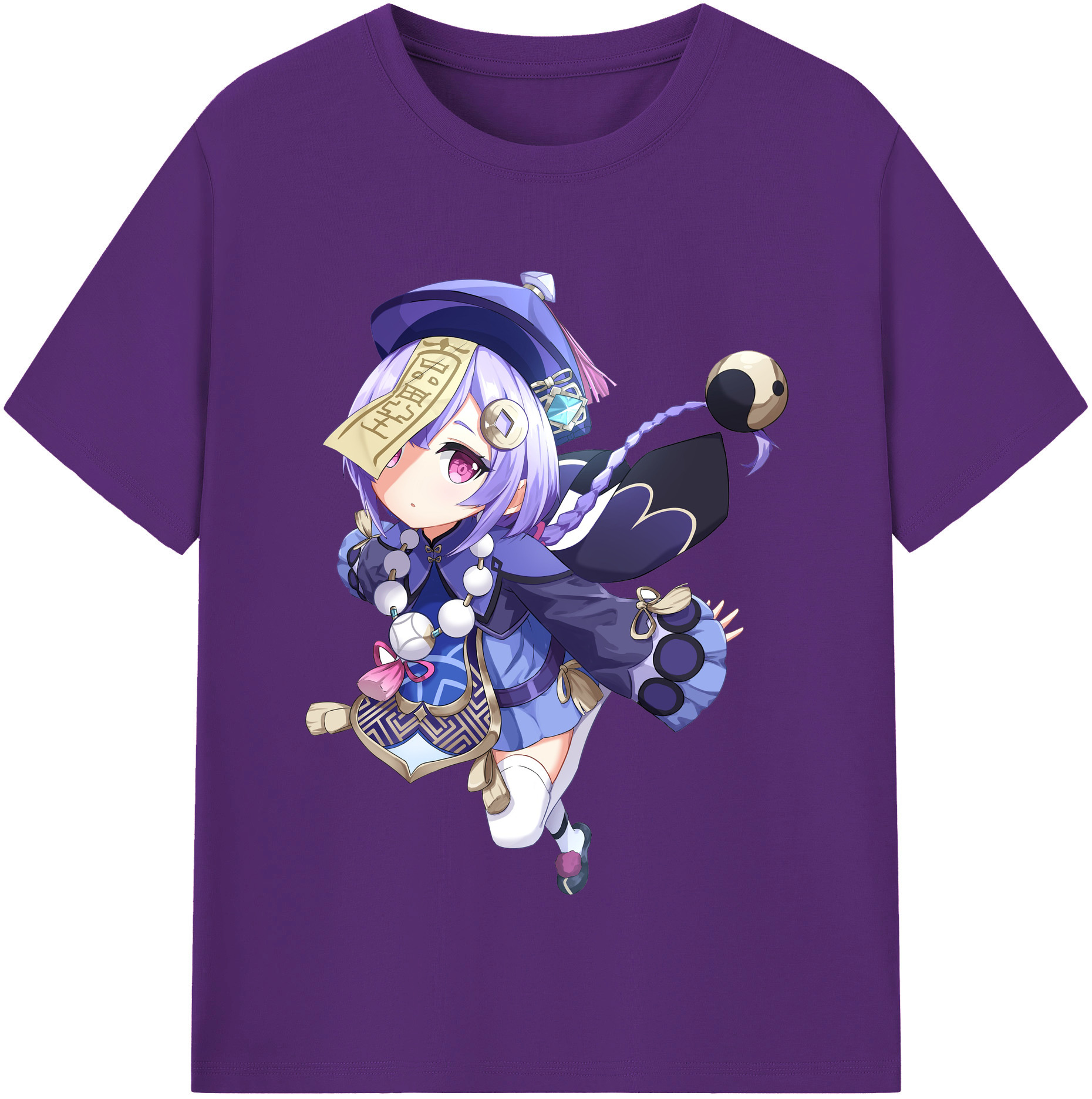 げんし神 七七 なな  genshin Nana 綿100％半袖Tシャツ（フロントプリント）