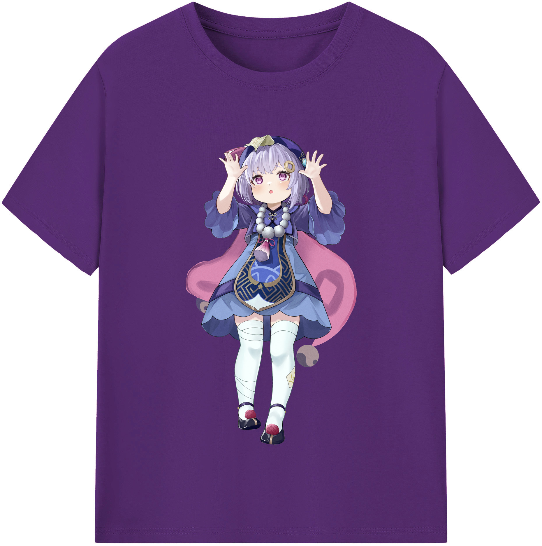 げんし神 七七 なな  genshin Nana 綿100％半袖Tシャツ（フロントプリント）