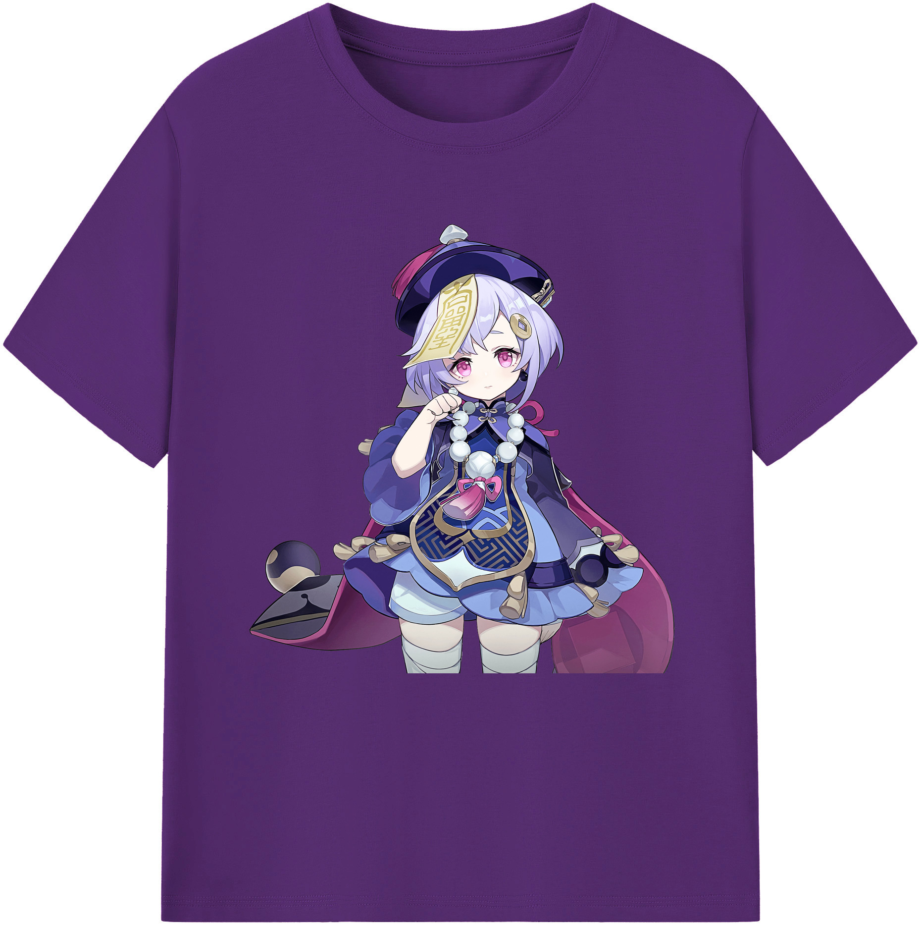 げんし神 七七 なな  genshin Nana 綿100％半袖Tシャツ（フロントプリント）
