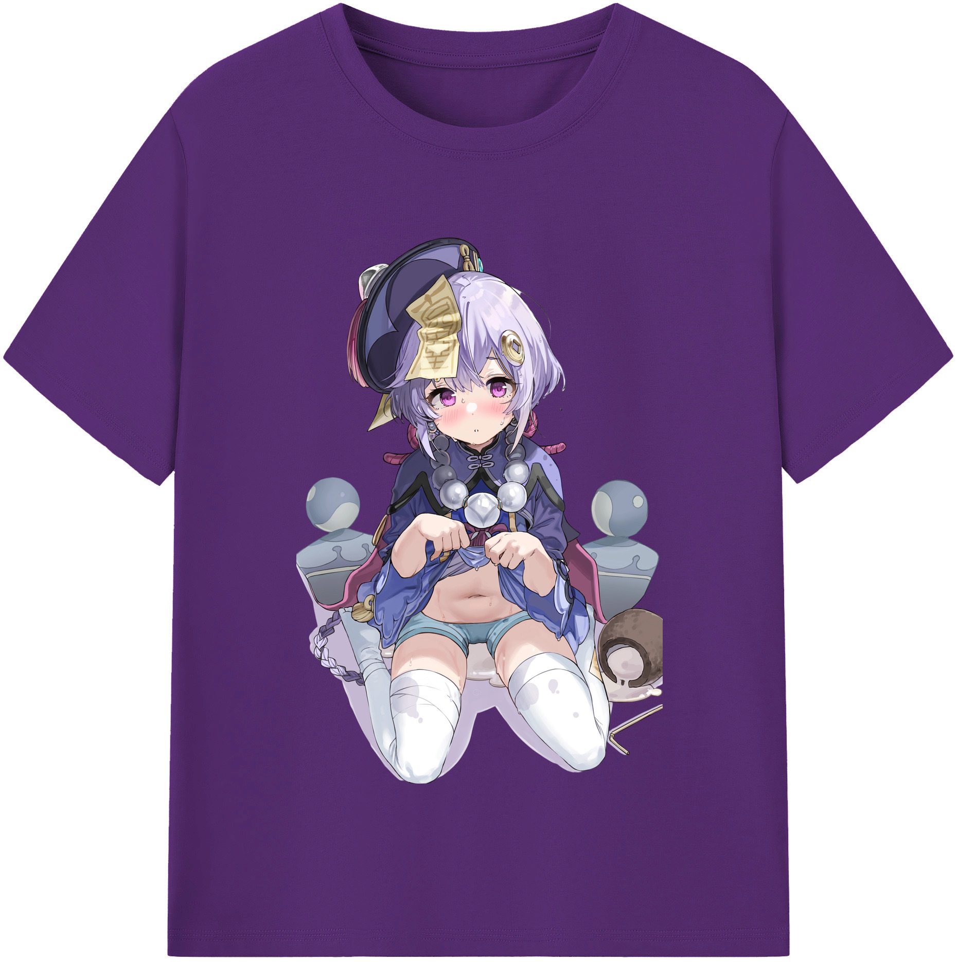 げんし神 七七 なな  genshin Nana 綿100％半袖Tシャツ（フロントプリント）