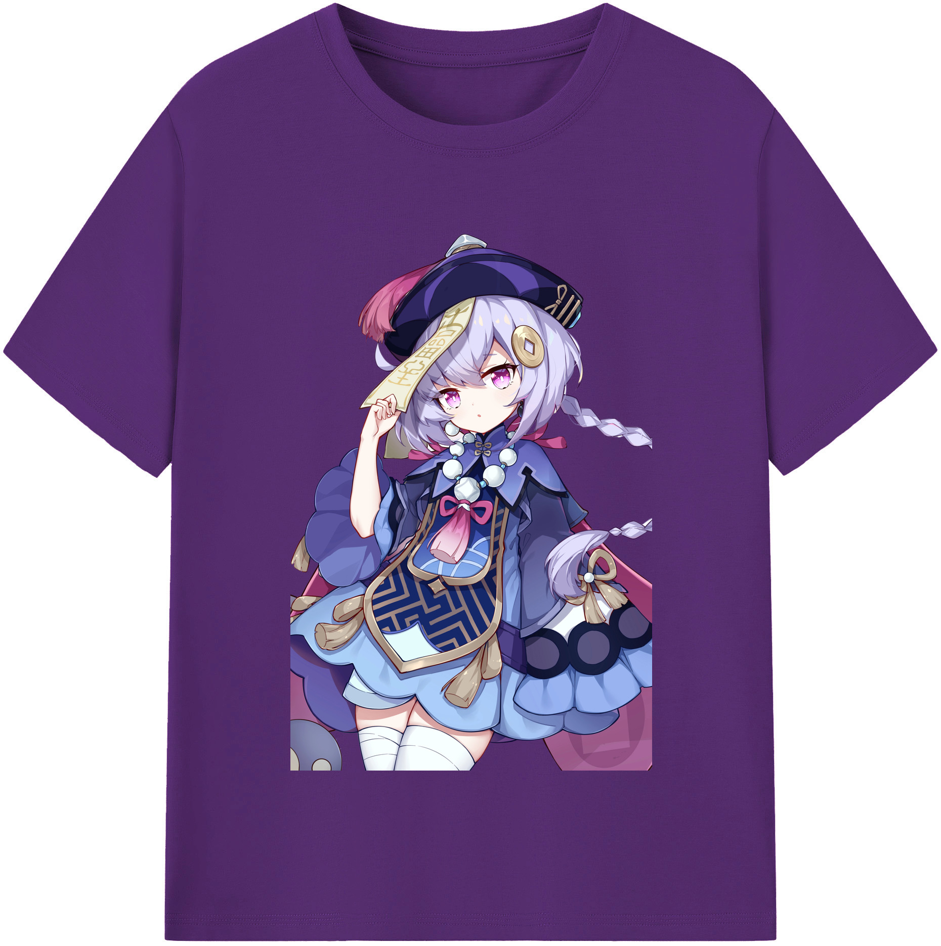げんし神 七七 なな  genshin Nana 綿100％半袖Tシャツ（フロントプリント）