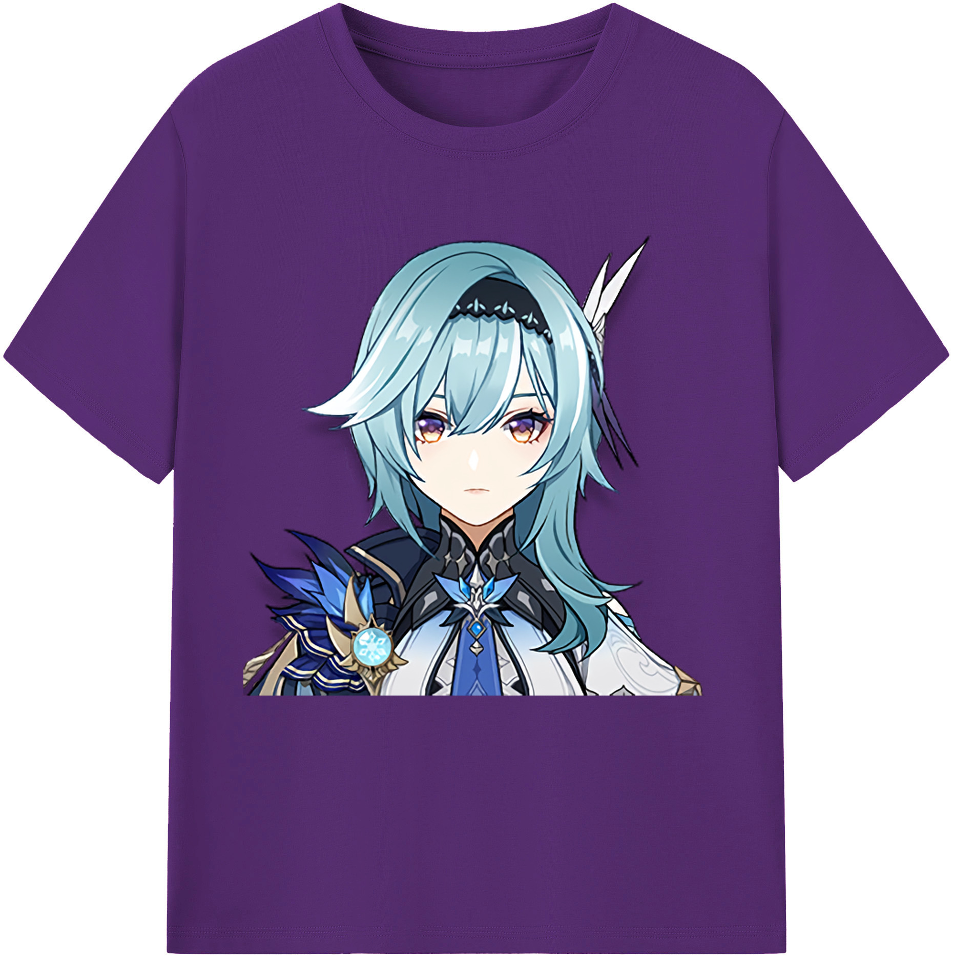 げんし神 优菈 ゆうら genshin Yūra 綿100％半袖Tシャツ（フロントプリント）
