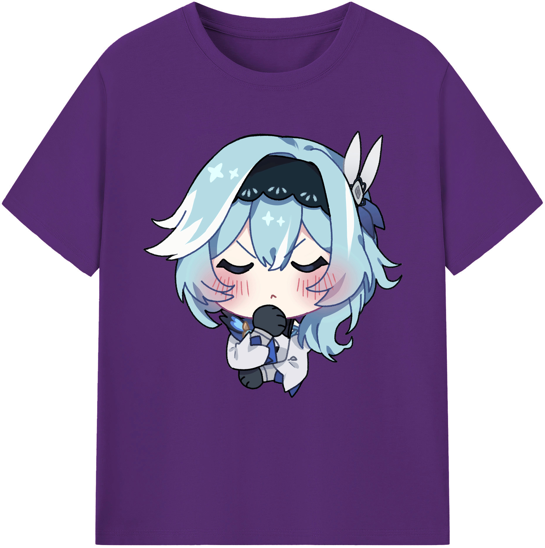 げんし神 优菈 ゆうら genshin Yūra 綿100％半袖Tシャツ（フロントプリント）
