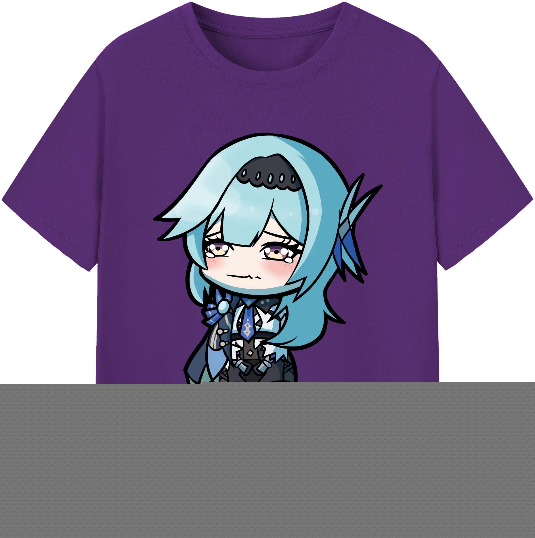 げんし神 优菈 ゆうら genshin Yūra 綿100％半袖Tシャツ（フロントプリント）