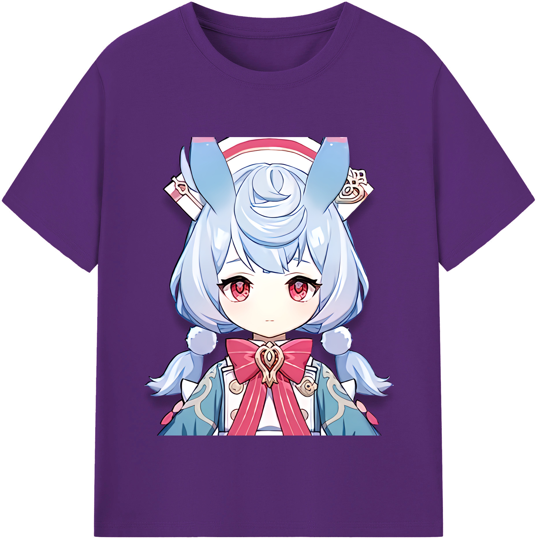 げんし神 シゲウィン genshin Shigewin 綿100％半袖Tシャツ（フロントプリント）