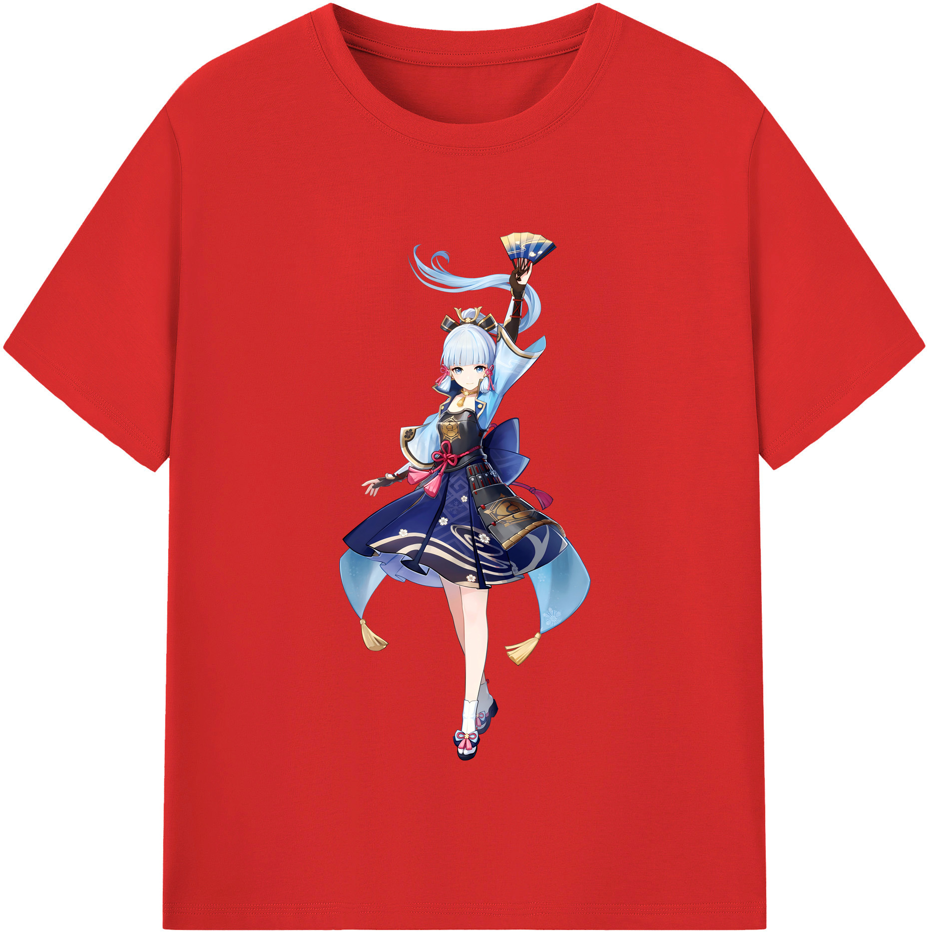 げんし神 神里綾華 神宮寺レン genshin Kamimiya Ren 綿100％半袖Tシャツ（フロントプリント）