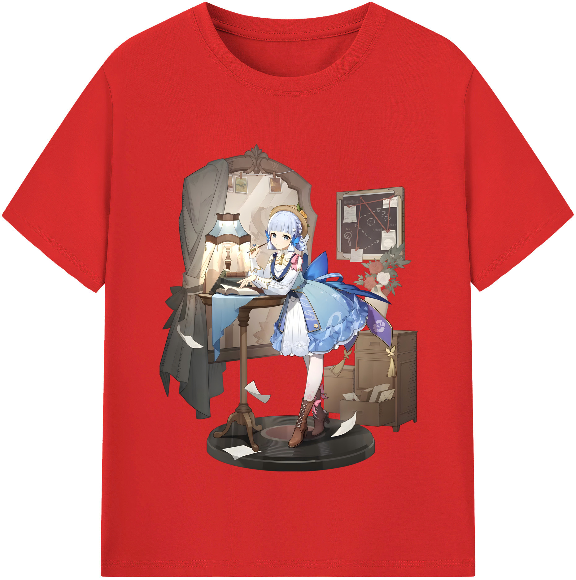 げんし神 神里綾華 神宮寺レン genshin Kamimiya Ren 綿100％半袖Tシャツ（フロントプリント）