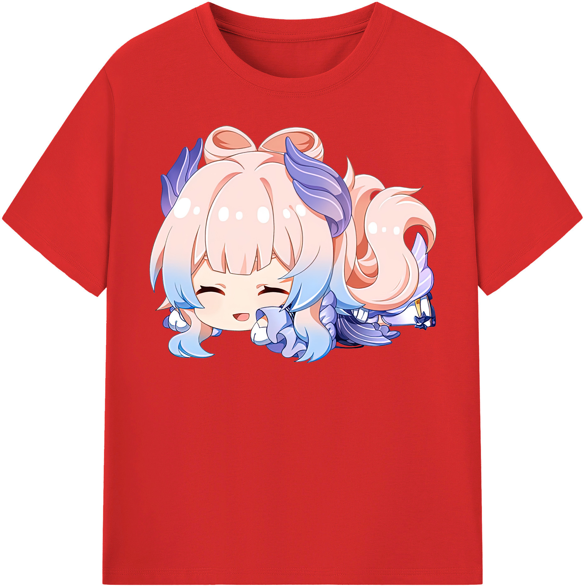 げんし神 珊瑚宮心海 サンゴノミヤ・ココミ genshin Sangonomiya Kokomi 綿100％半袖Tシャツ（フロントプリント）