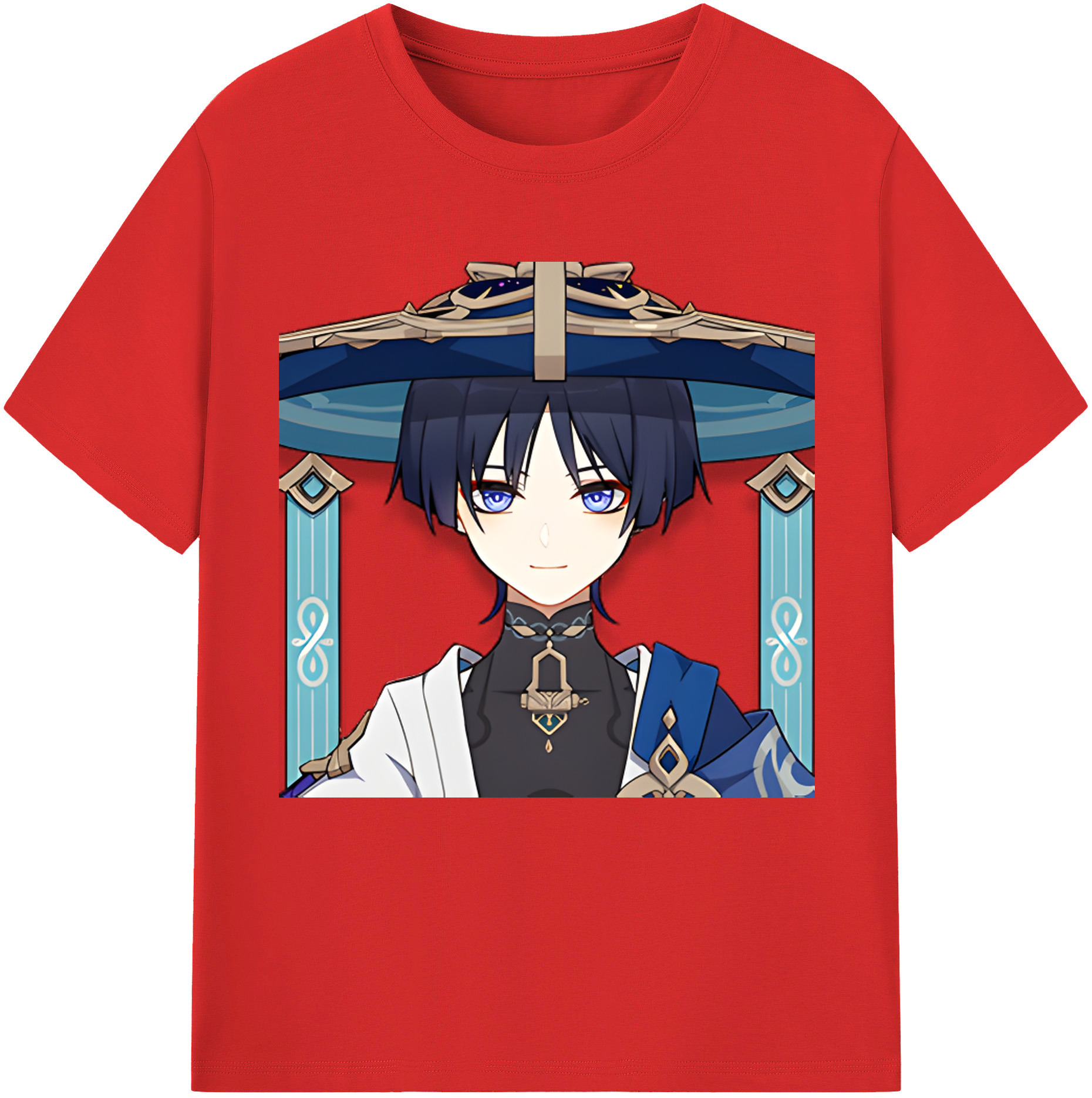 げんし神 さんペい genshin Sanpei 綿100％半袖Tシャツ（フロントプリント）