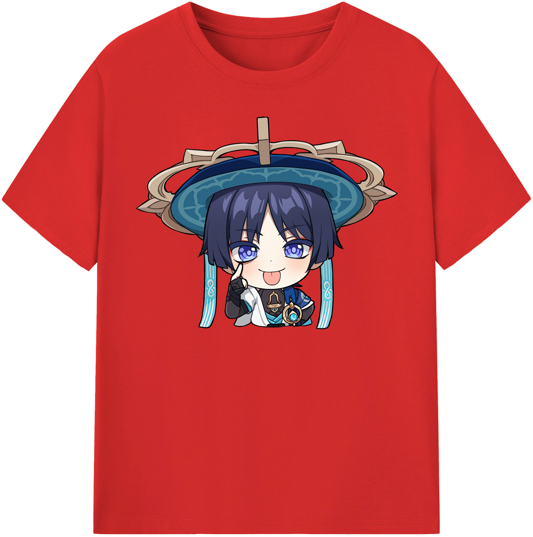 げんし神 さんペい genshin Sanpei 綿100％半袖Tシャツ（フロントプリント）
