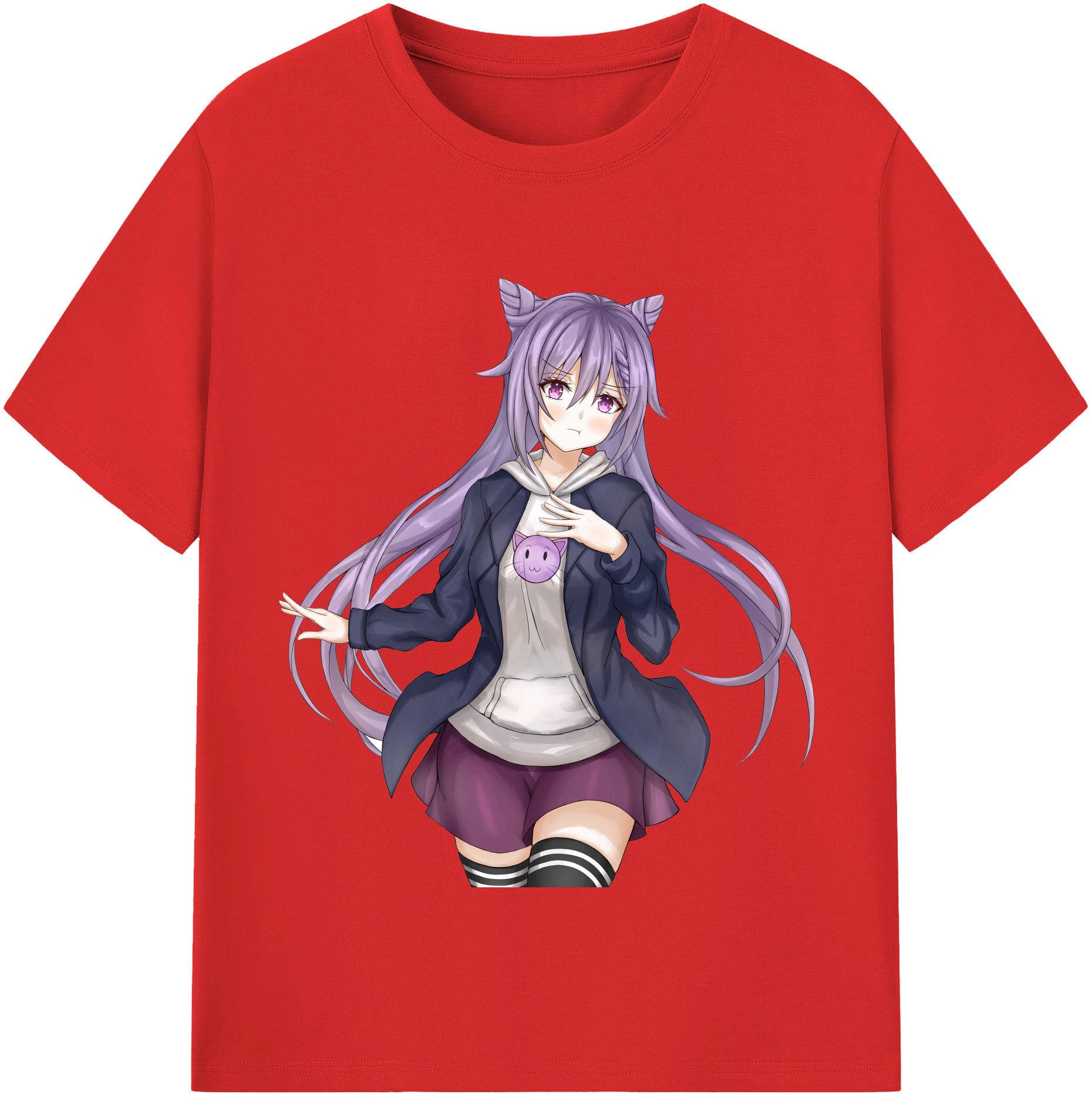 げんし神 刻晴 こくせい genshin Kokusei 綿100％半袖Tシャツ（フロントプリント）