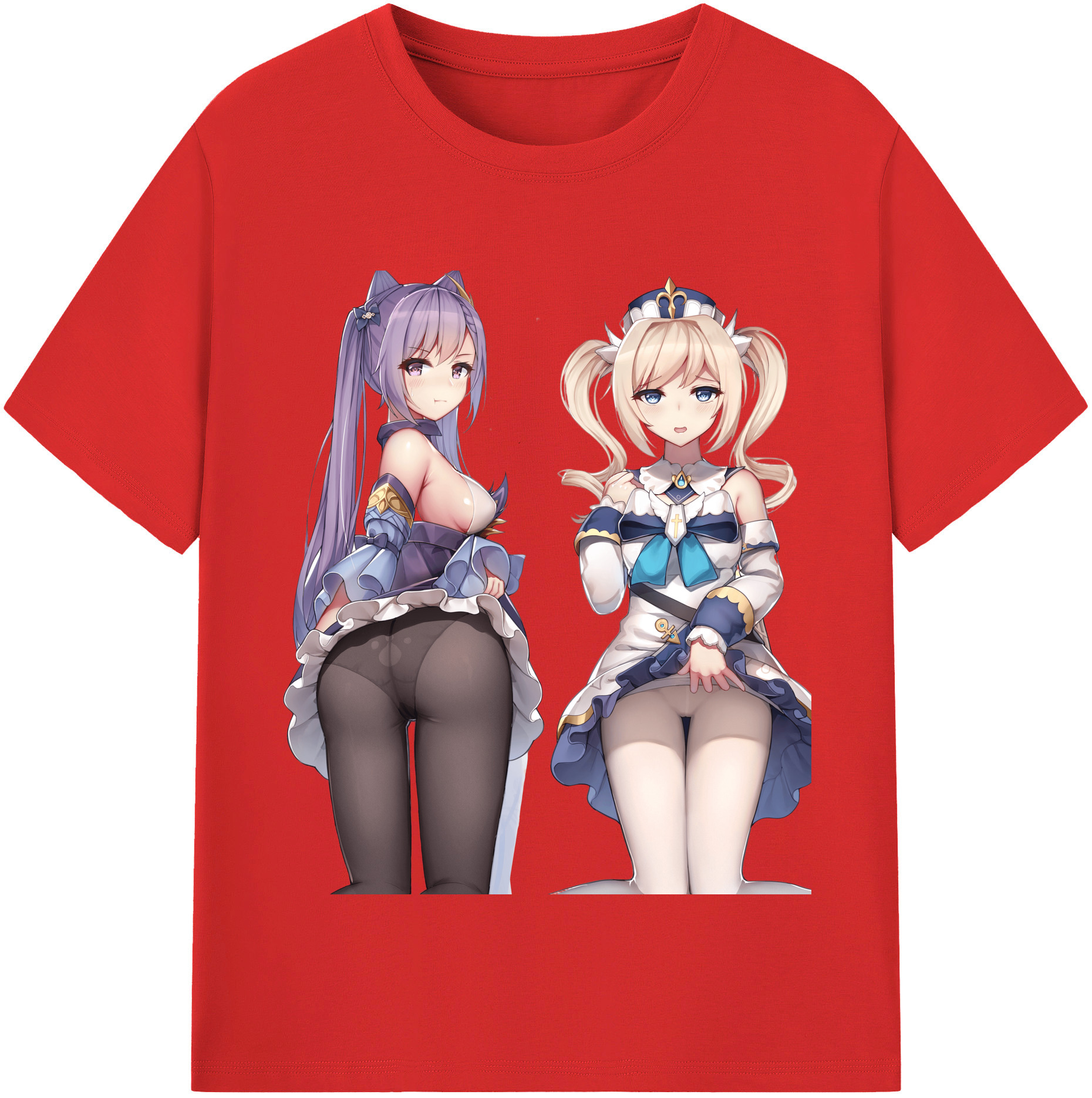 げんし神 刻晴 こくせい genshin Kokusei 綿100％半袖Tシャツ（フロントプリント）