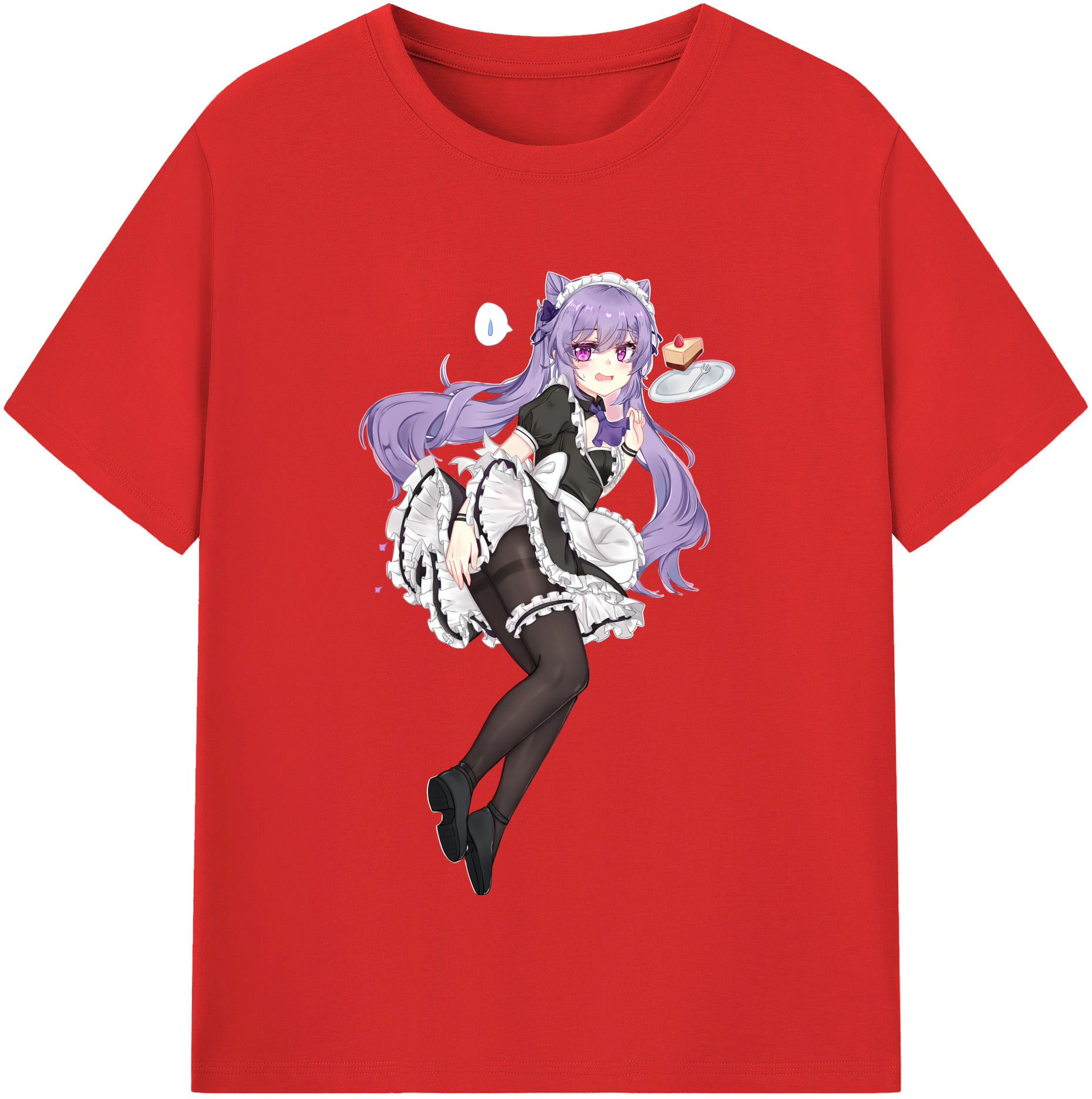 げんし神 刻晴 こくせい genshin Kokusei 綿100％半袖Tシャツ（フロントプリント）