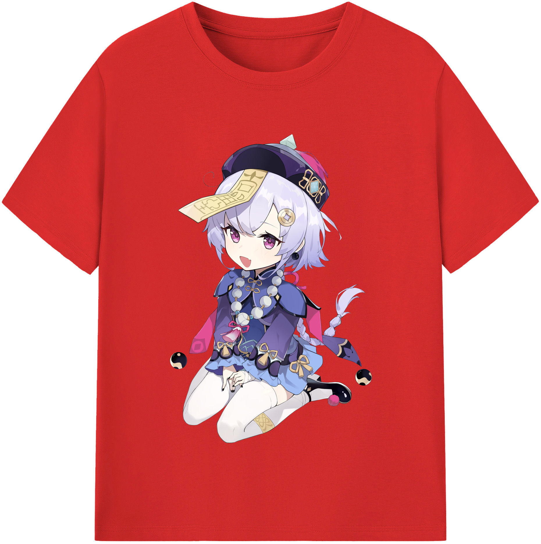 げんし神 七七 なな  genshin Nana 綿100％半袖Tシャツ（フロントプリント）