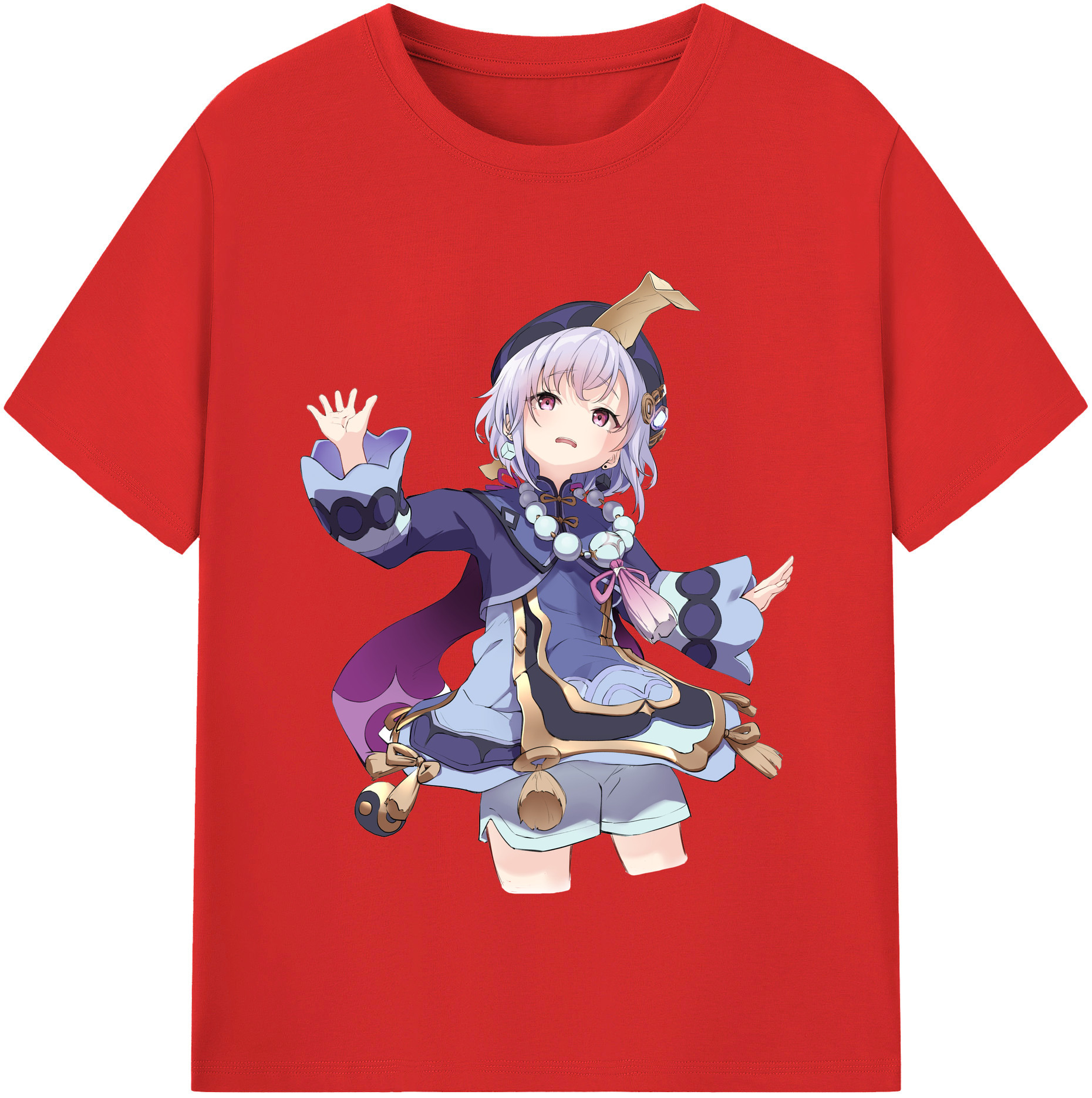 げんし神 七七 なな  genshin Nana 綿100％半袖Tシャツ（フロントプリント）