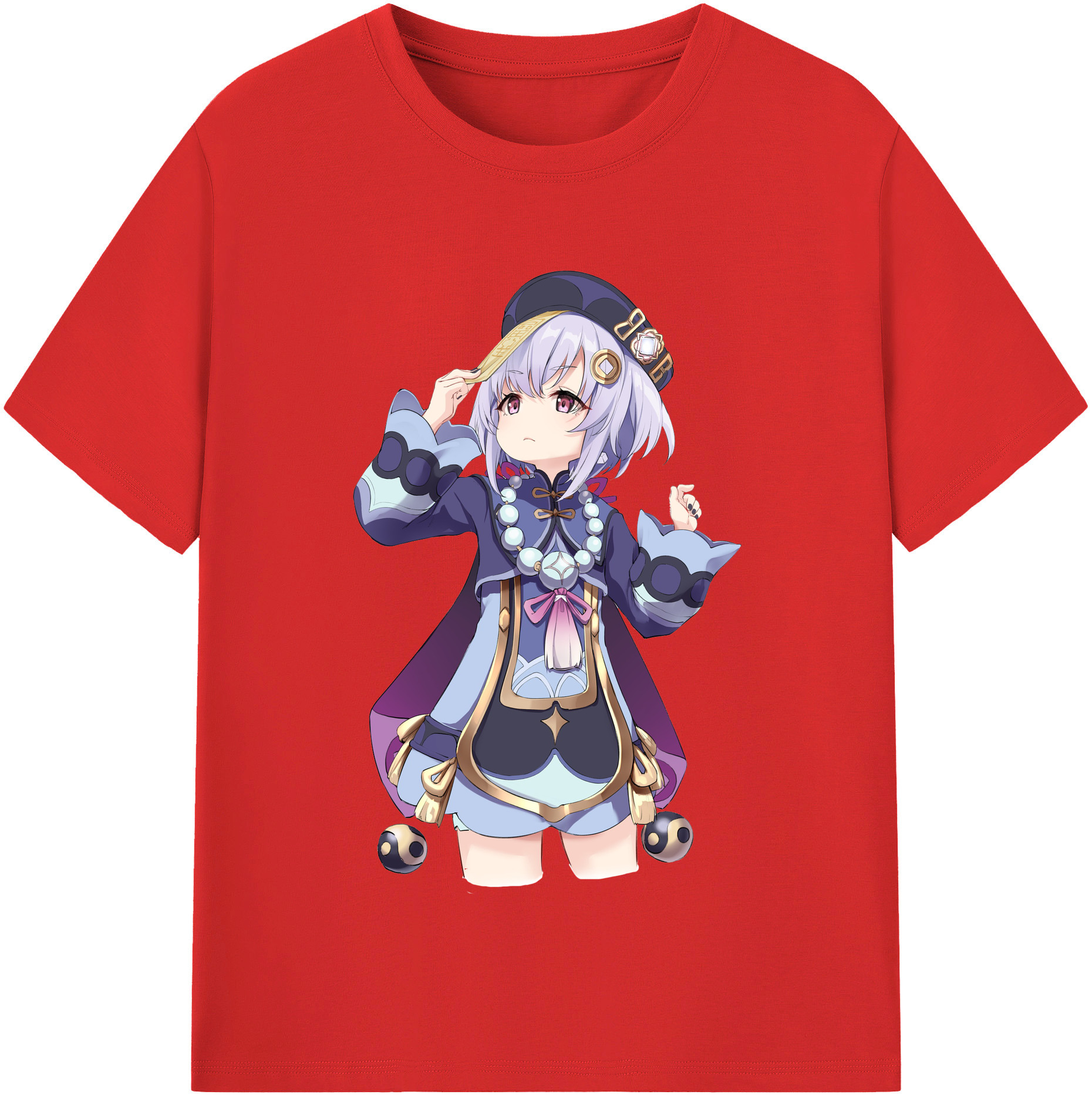げんし神 七七 なな  genshin Nana 綿100％半袖Tシャツ（フロントプリント）