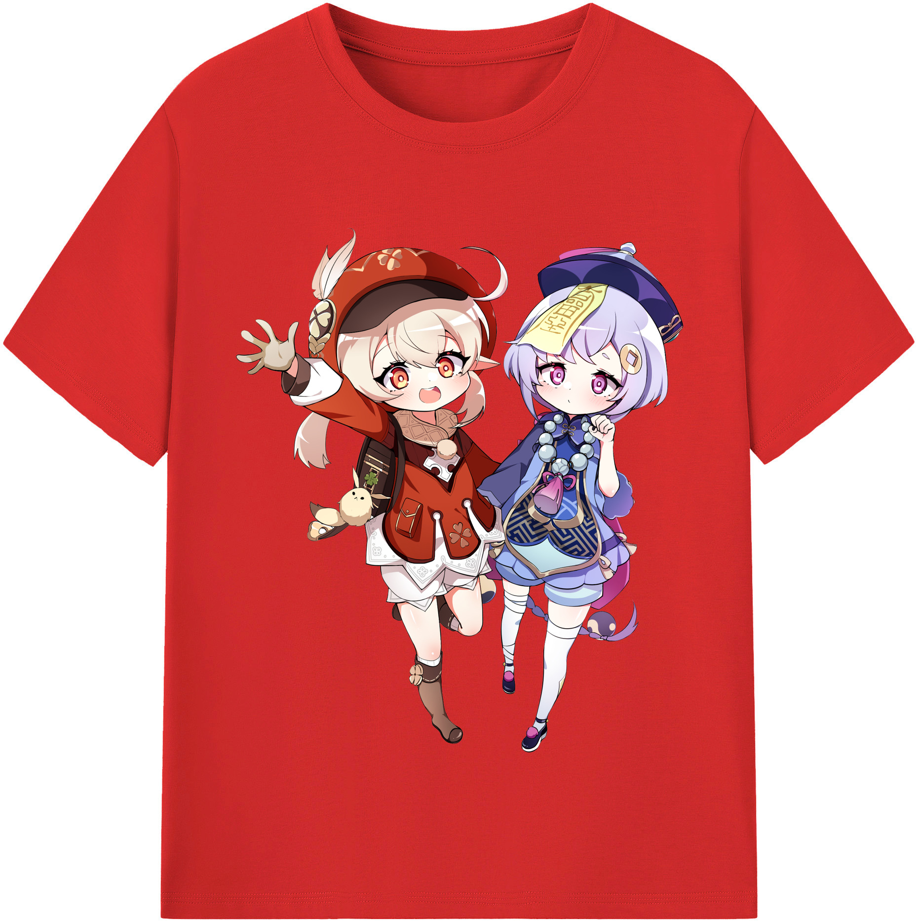 げんし神 七七 なな  genshin Nana 綿100％半袖Tシャツ（フロントプリント）