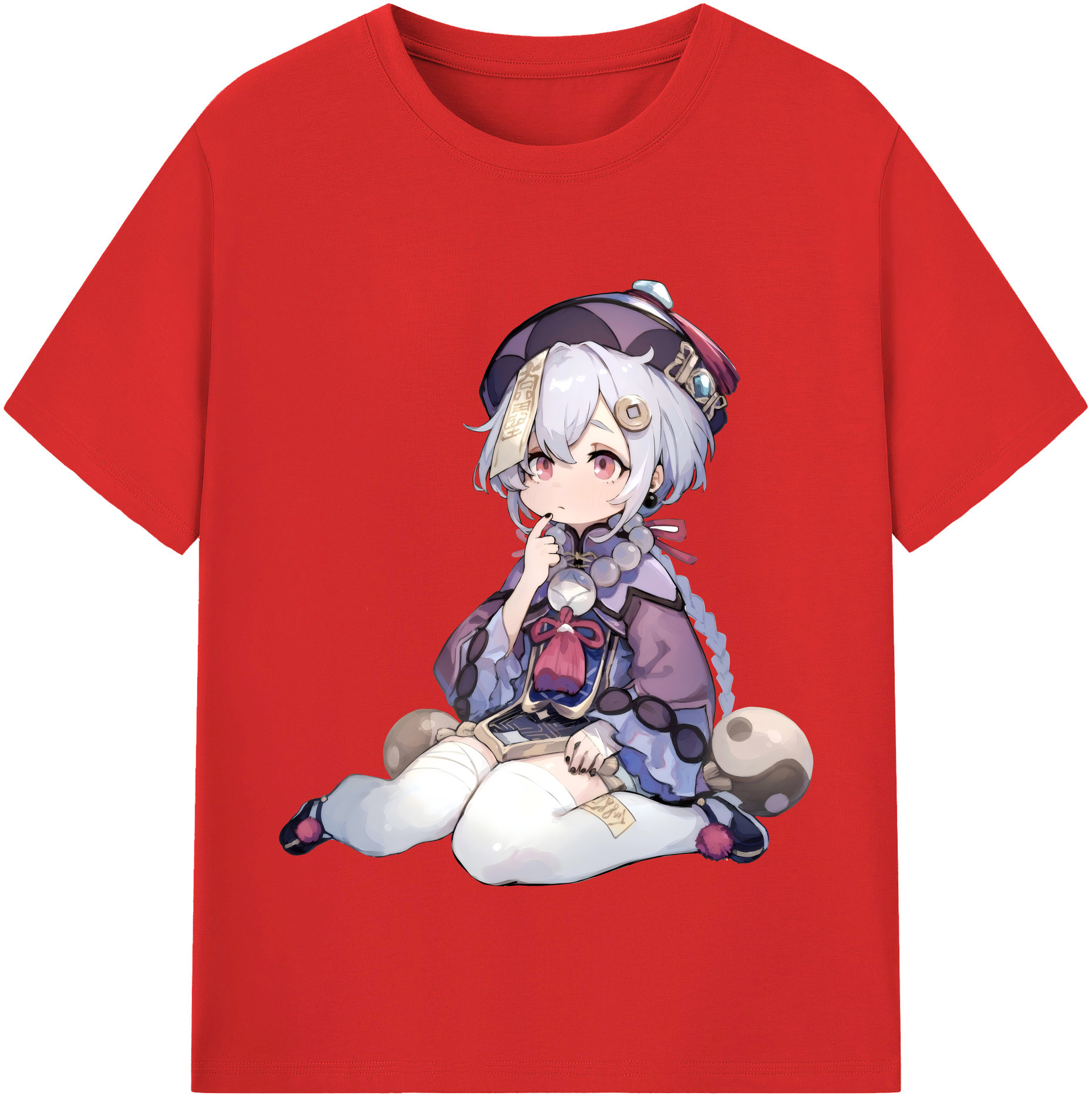 げんし神 七七 なな  genshin Nana 綿100％半袖Tシャツ（フロントプリント）