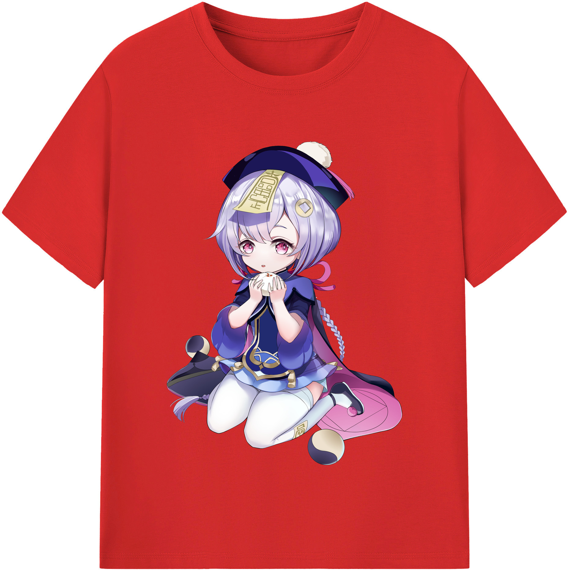 げんし神 七七 なな  genshin Nana 綿100％半袖Tシャツ（フロントプリント）
