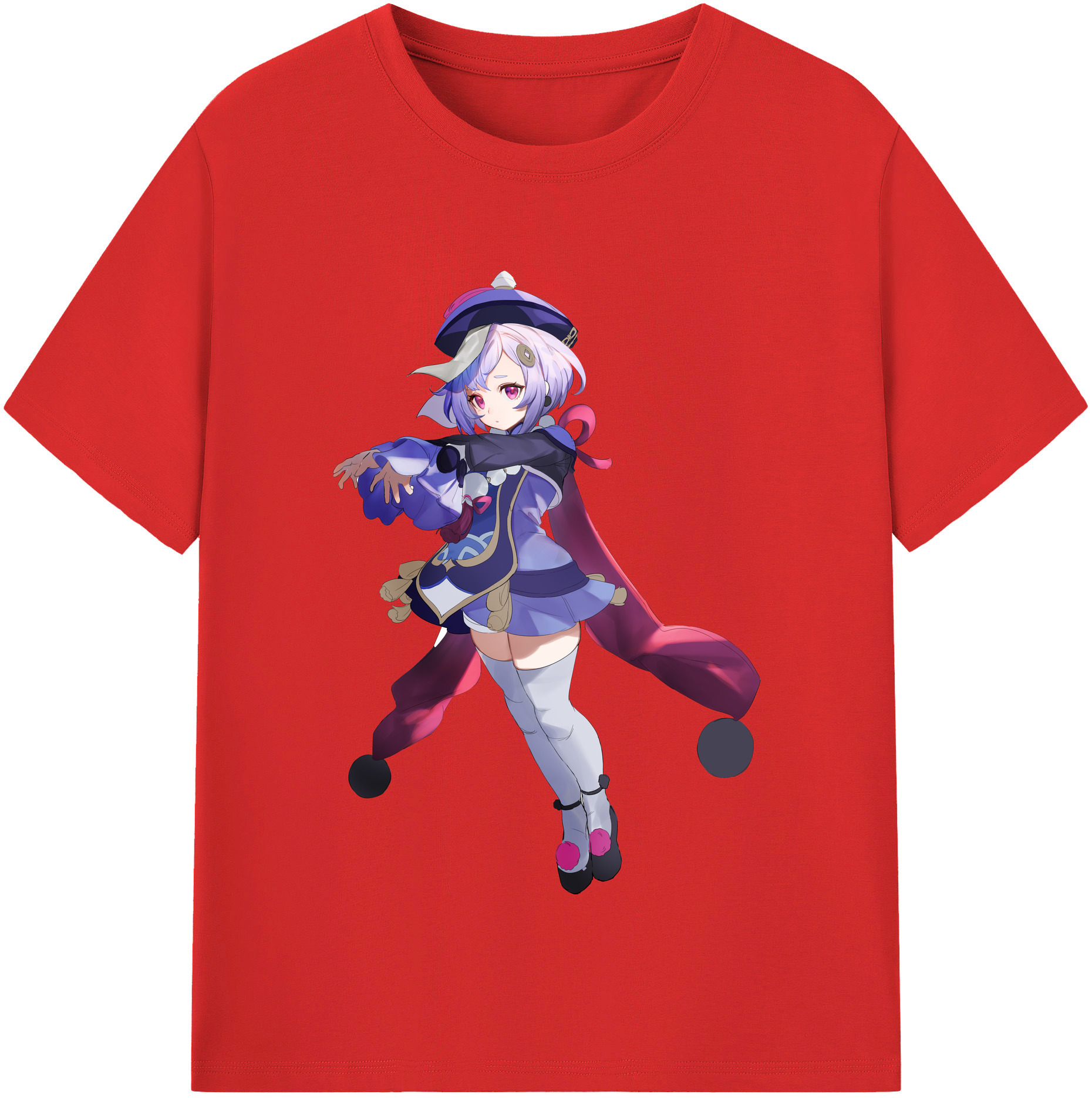 げんし神 七七 なな  genshin Nana 綿100％半袖Tシャツ（フロントプリント）