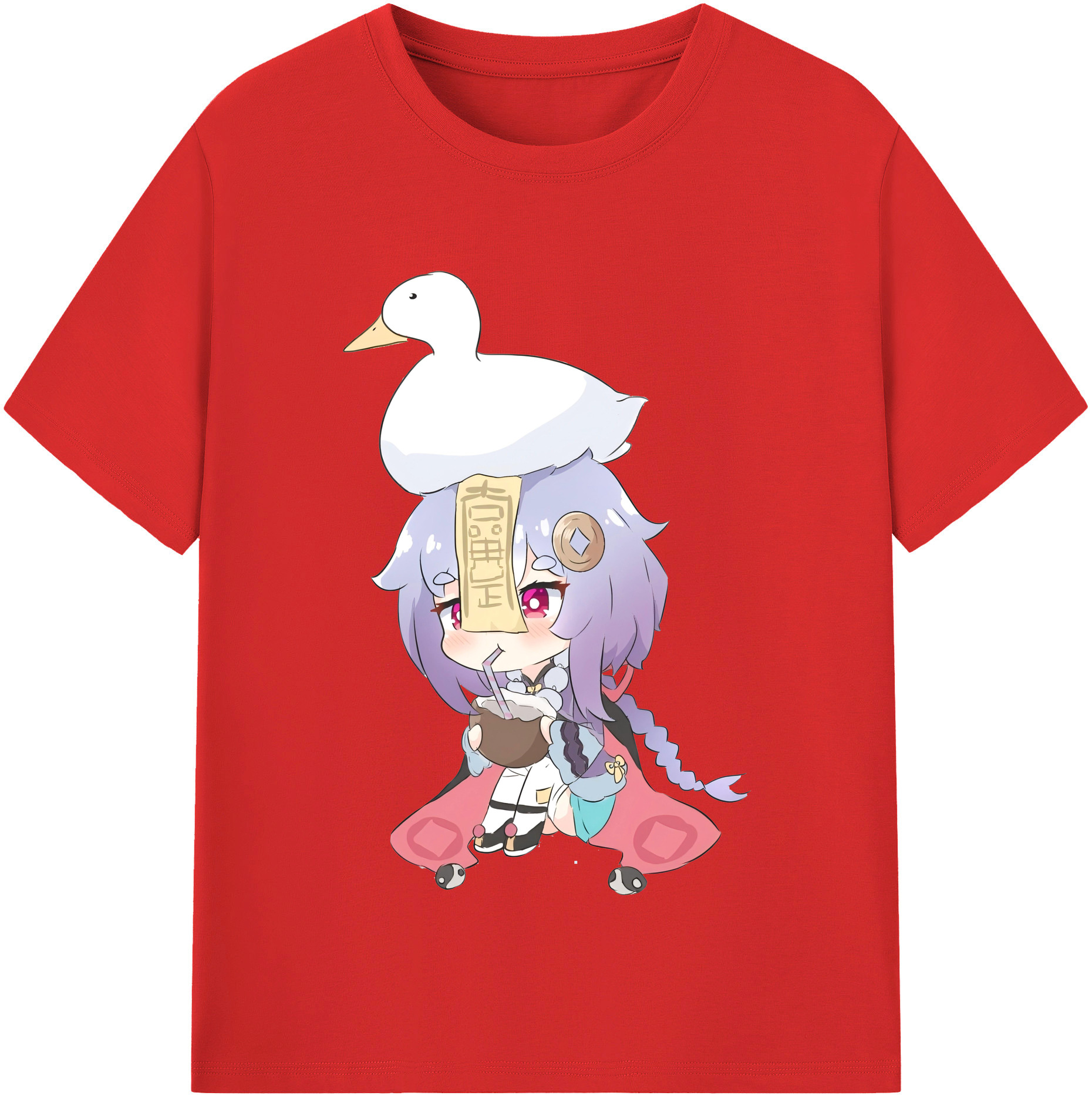 げんし神 七七 なな  genshin Nana 綿100％半袖Tシャツ（フロントプリント）