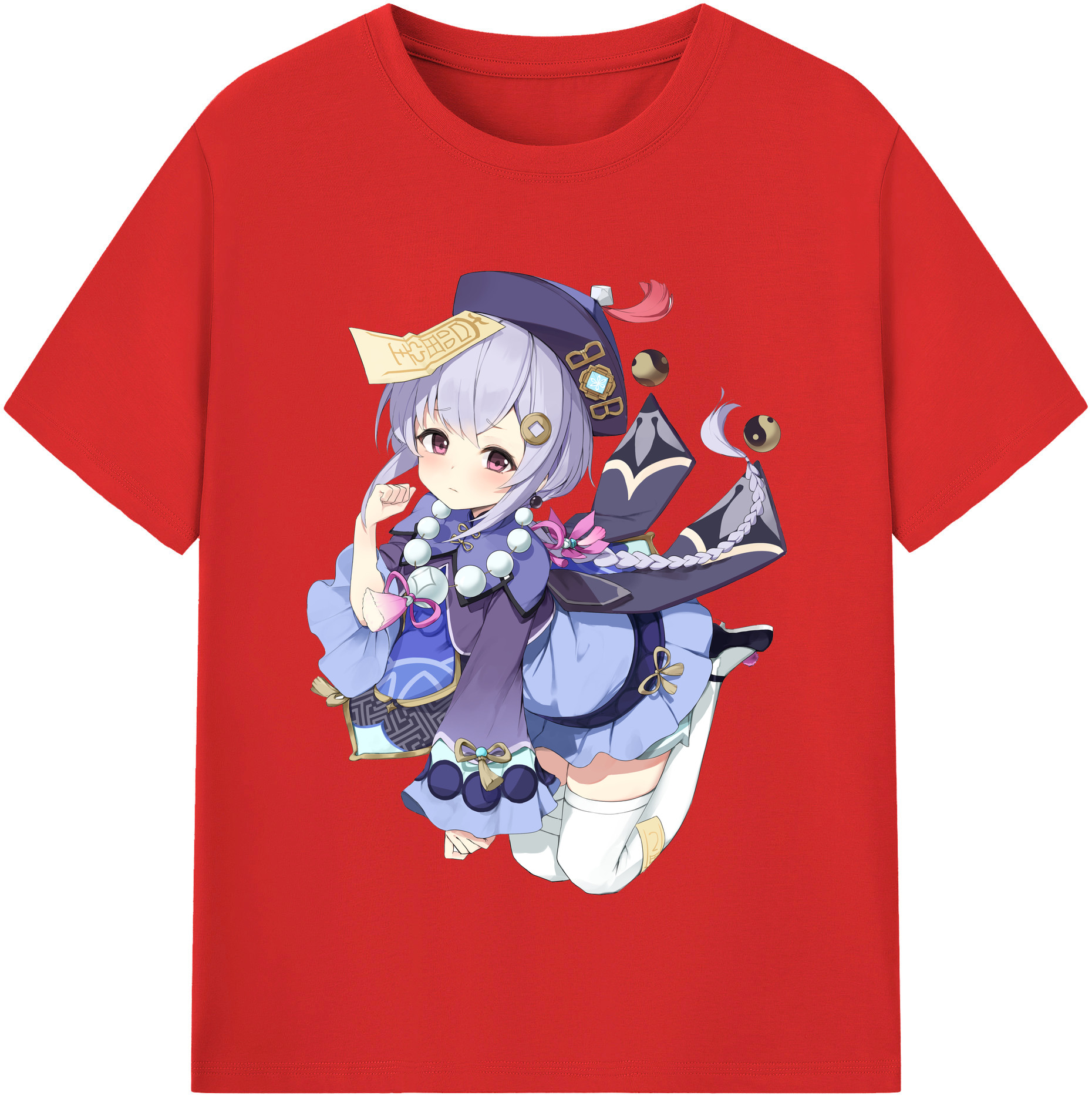 げんし神 七七 なな  genshin Nana 綿100％半袖Tシャツ（フロントプリント）