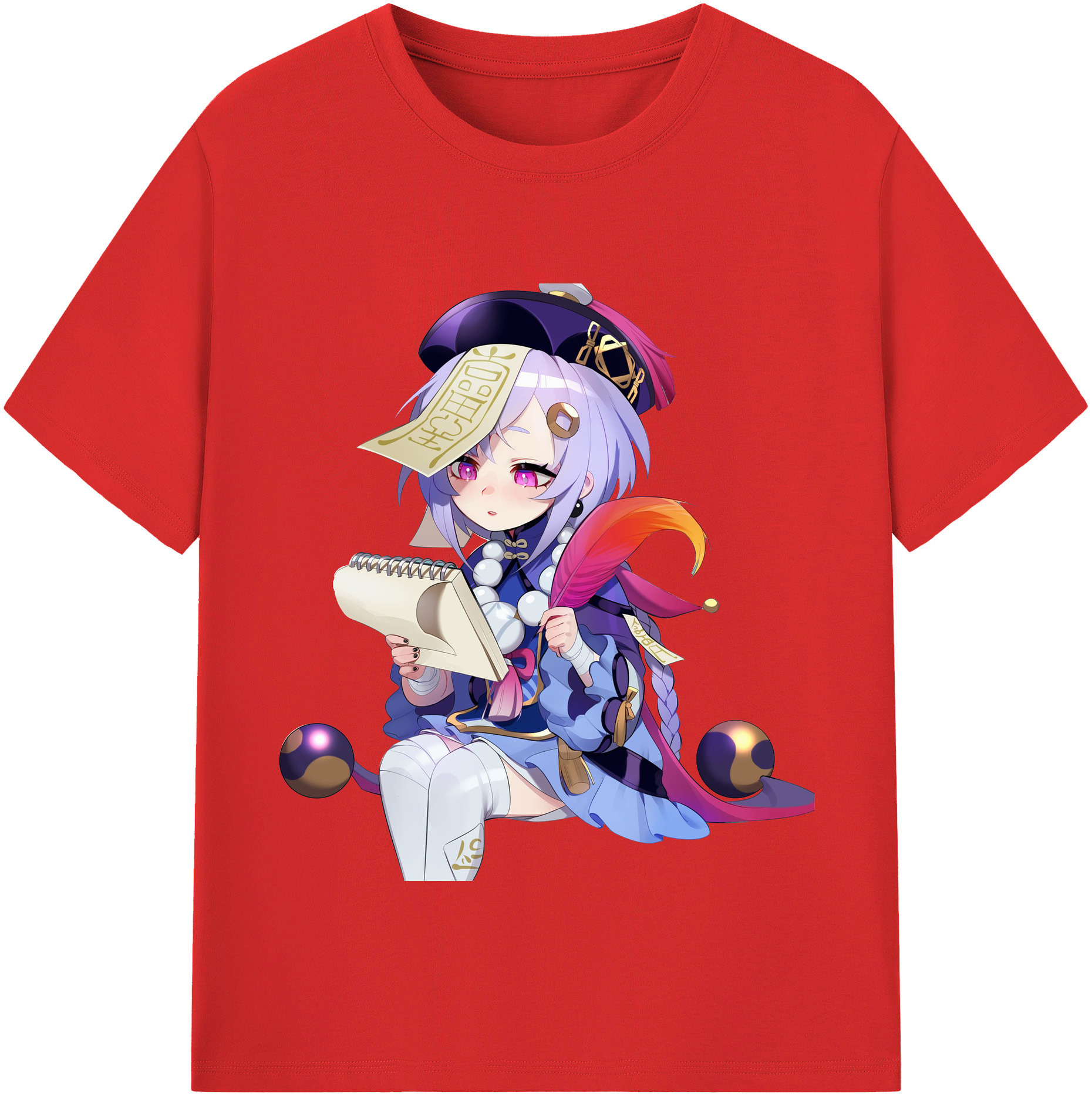 げんし神 七七 なな  genshin Nana 綿100％半袖Tシャツ（フロントプリント）