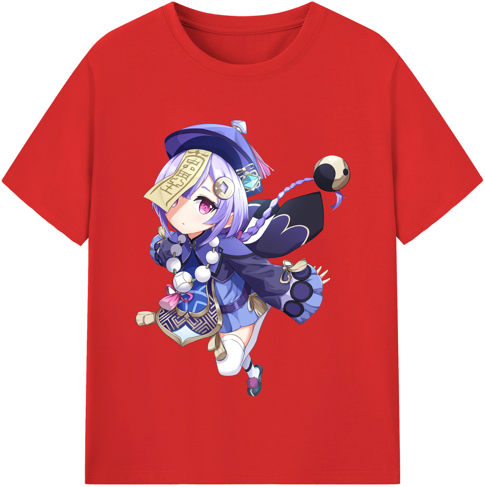 げんし神 七七 なな  genshin Nana 綿100％半袖Tシャツ（フロントプリント）