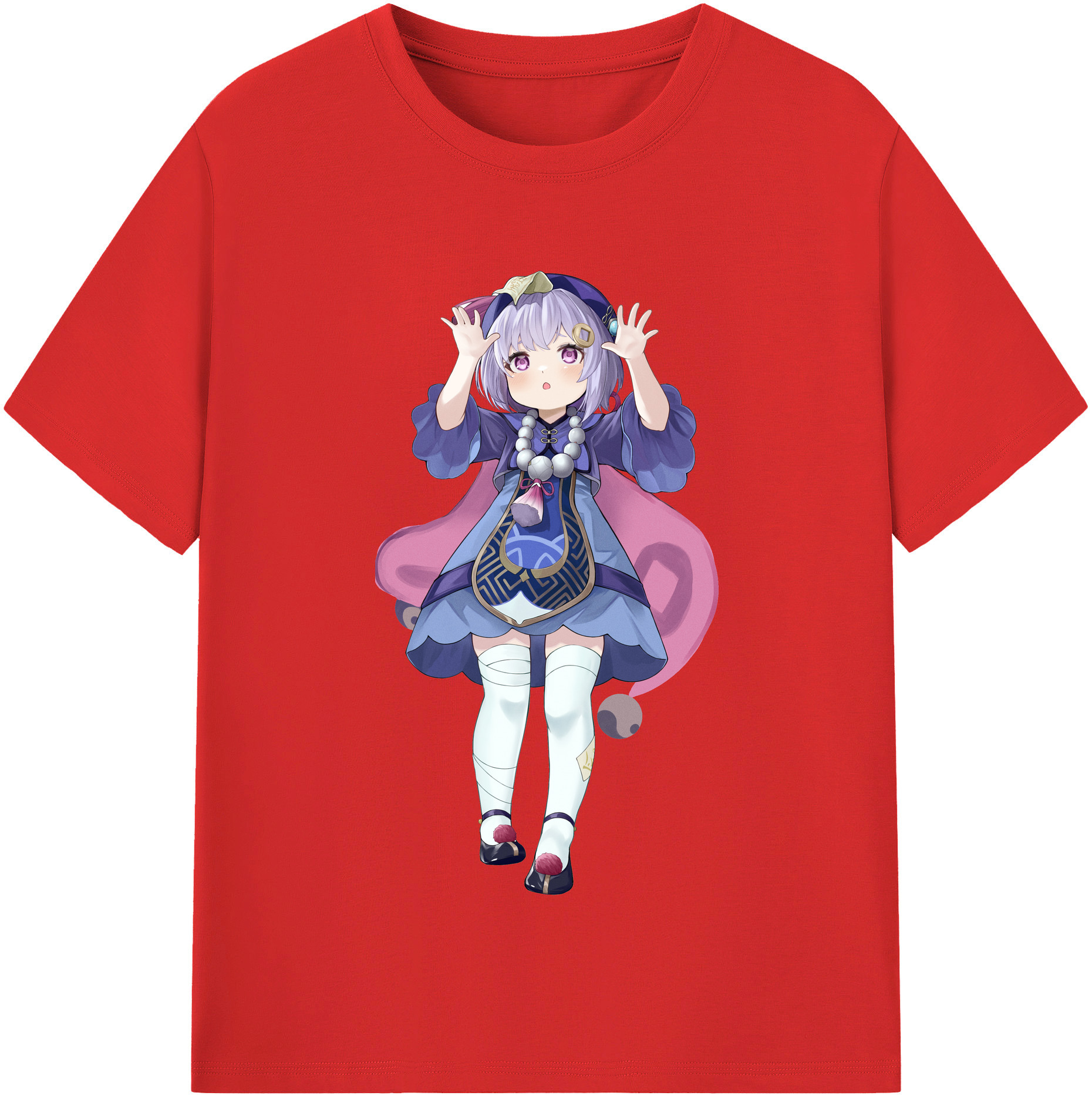 げんし神 七七 なな  genshin Nana 綿100％半袖Tシャツ（フロントプリント）