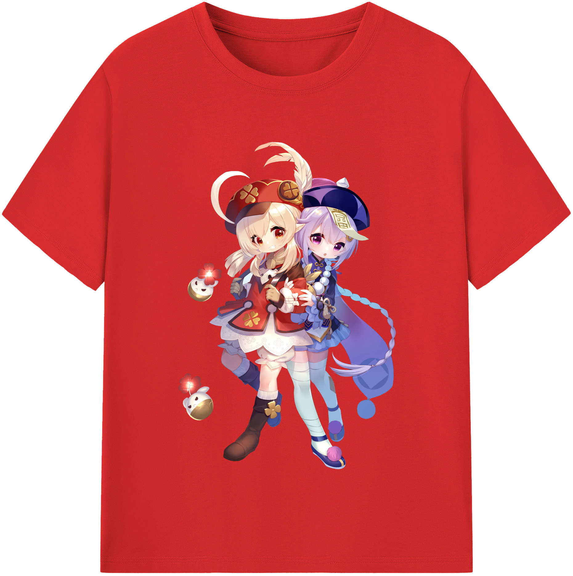 げんし神 七七 なな  genshin Nana 綿100％半袖Tシャツ（フロントプリント）