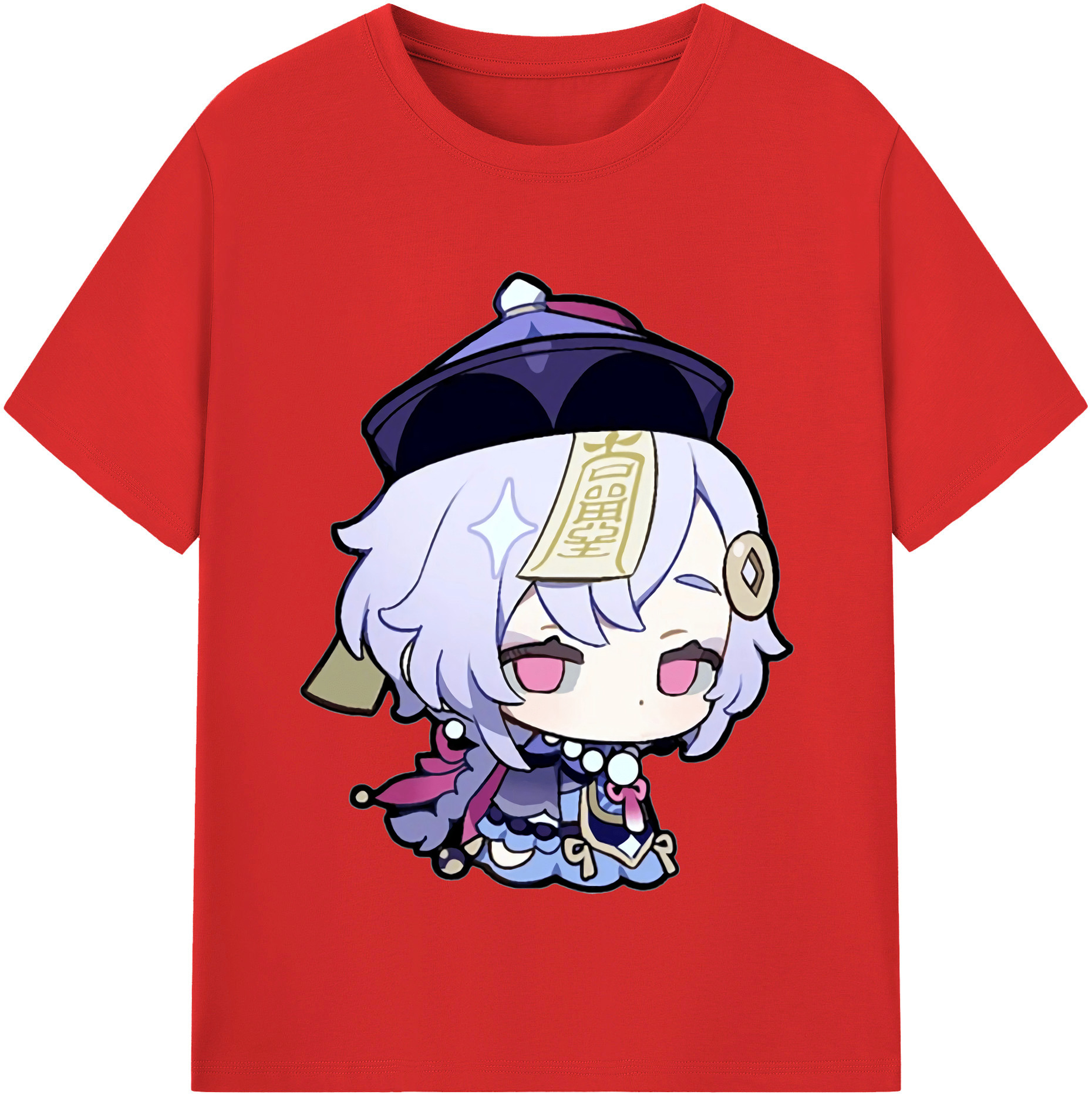 げんし神 七七 なな  genshin Nana 綿100％半袖Tシャツ（フロントプリント）