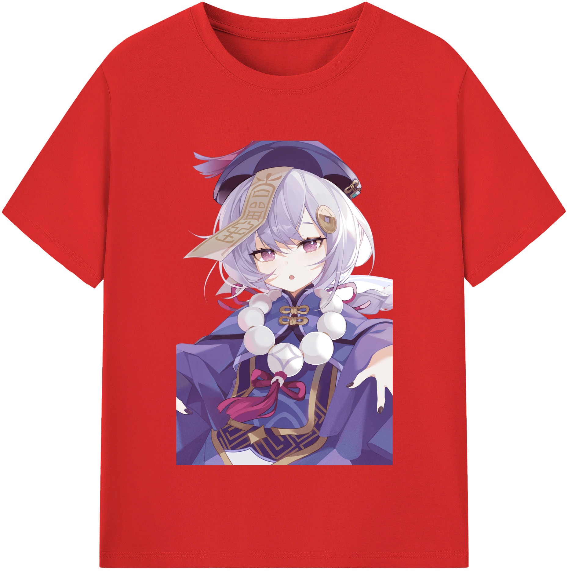 げんし神 七七 なな  genshin Nana 綿100％半袖Tシャツ（フロントプリント）